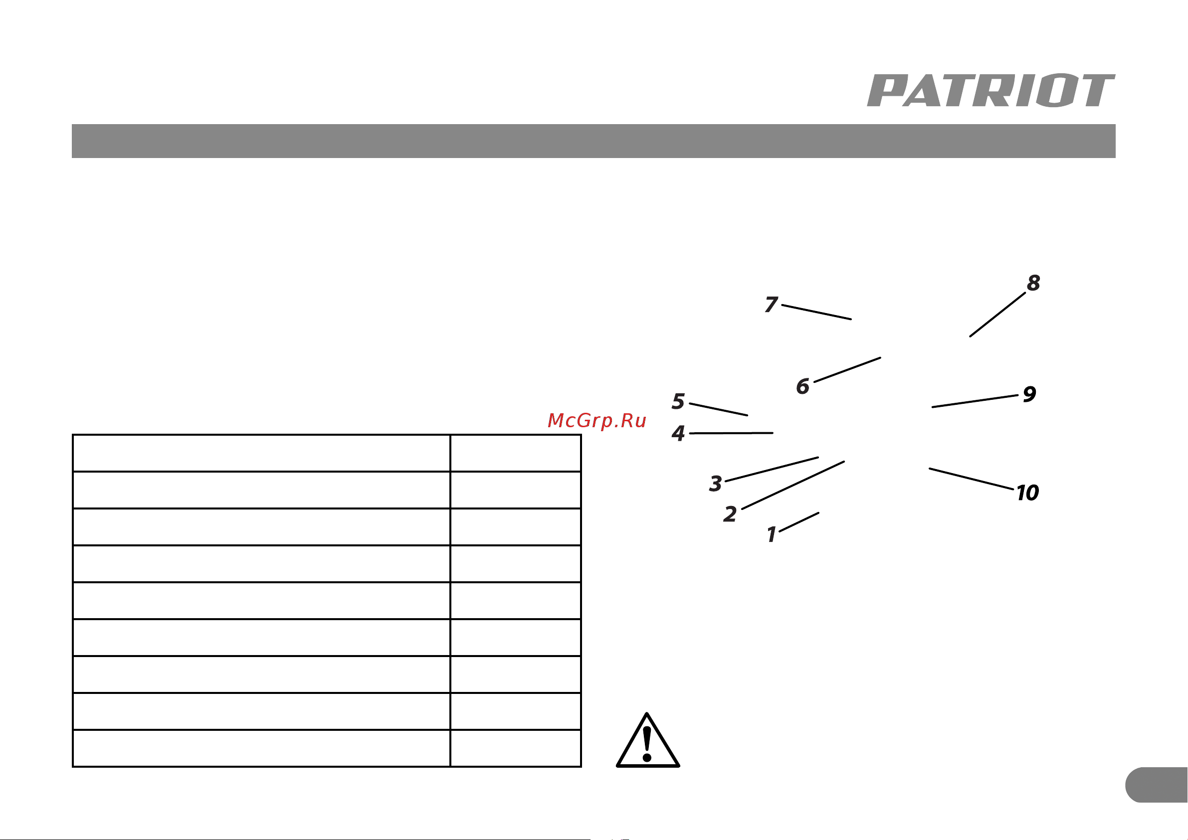Patriot MG 220 [4/11] Заточный станок предназначен для заточки цепей цепных пил