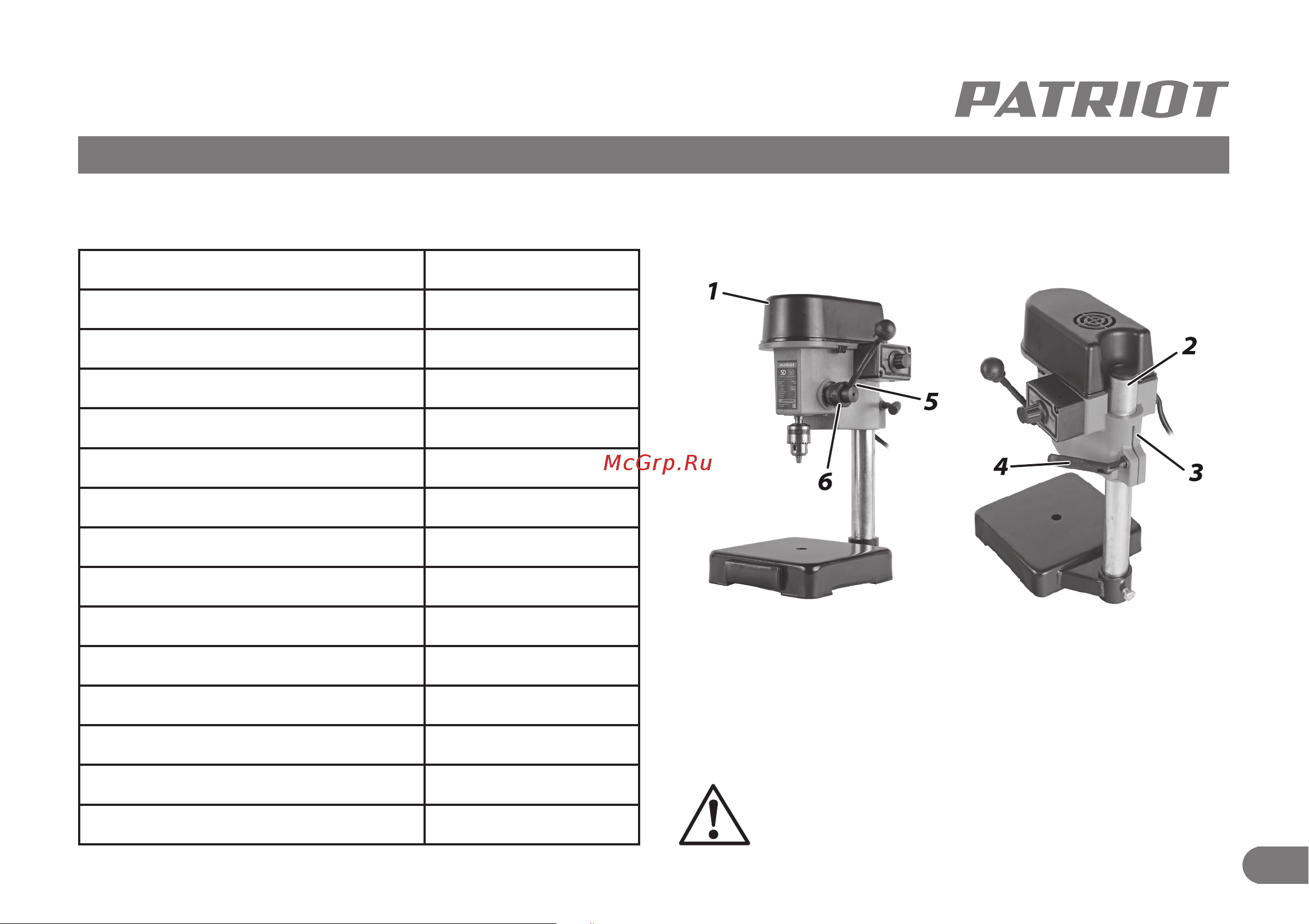Patriot SD 150 [6/14] Технические характеристики внешний вид электроинструмента