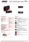 MSI Radeon RX 6750 XT GAMING X TRIO 12G Спецификация