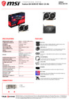 MSI Radeon RX 6500 XT MECH 2X 4G Спецификация