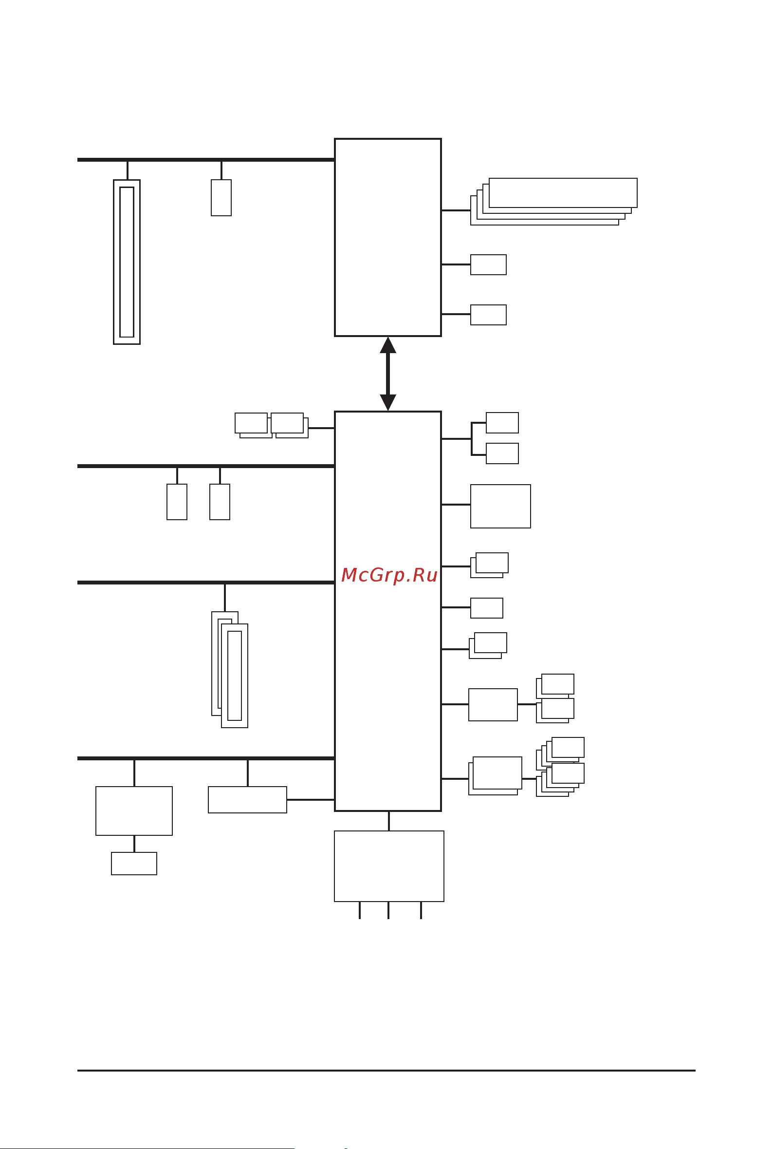Gigabyte B760 AORUS ELITE AX [6/41] 2 motherboard block diagram