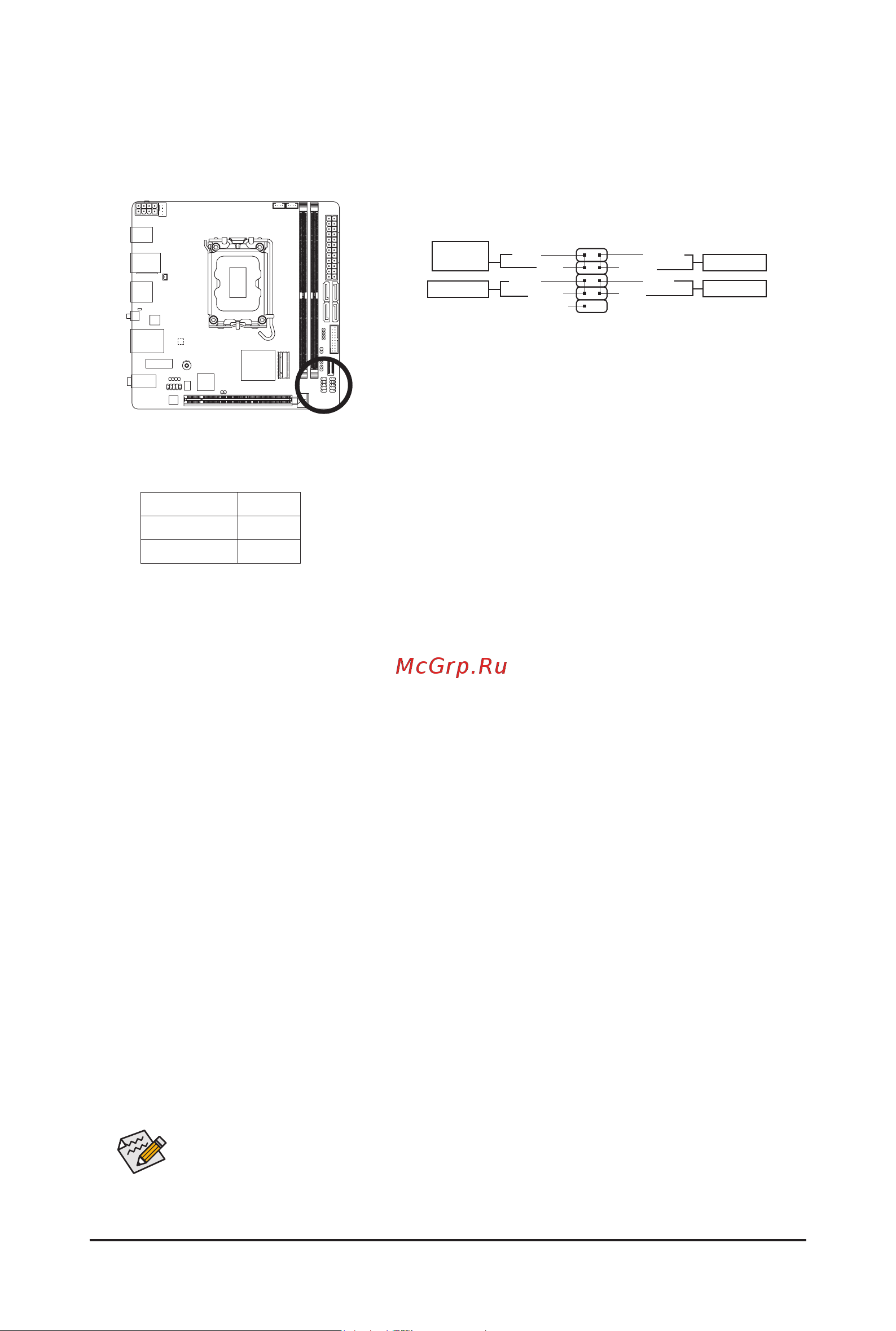 Gigabyte B760I AORUS PRO DDR4 [24/37] F_panel front panel header