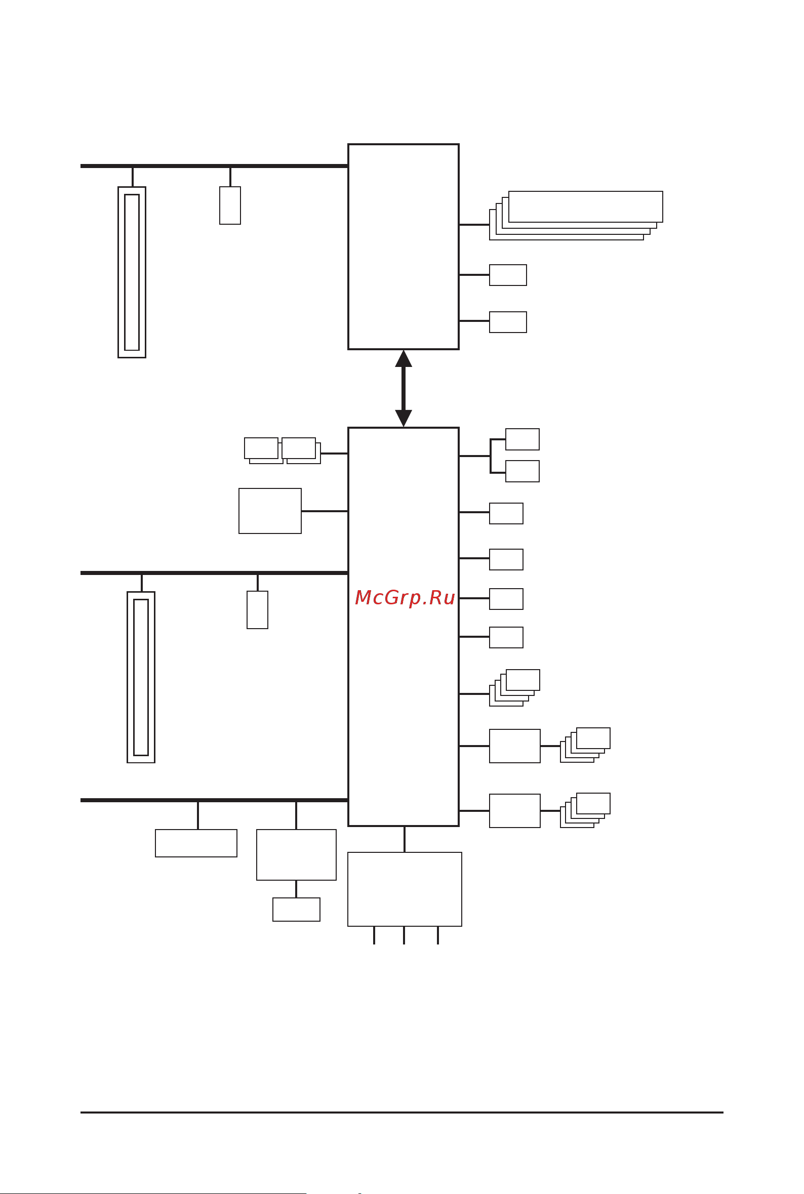 Gigabyte B760M AORUS PRO AX DDR4 [6/42] 2 motherboard block diagram