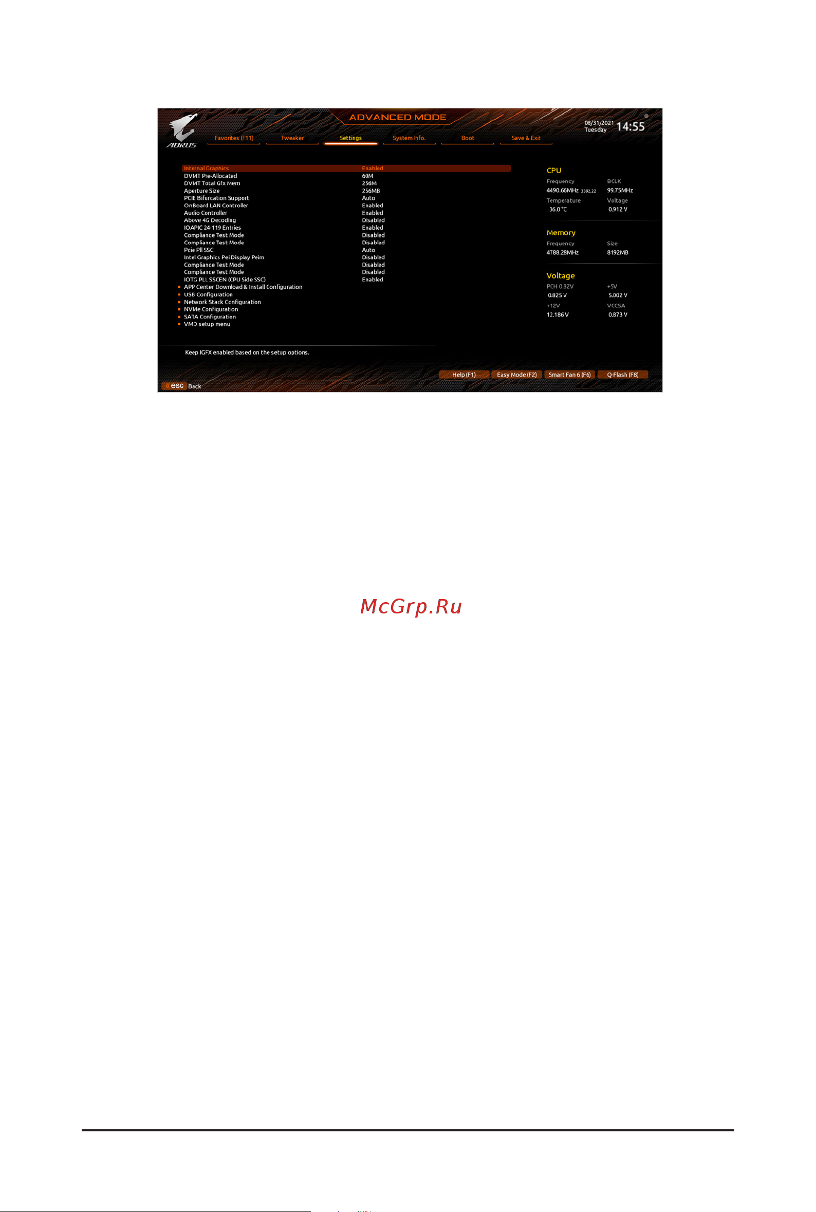 Gigabyte Z690 AERO G [19/28] Pcie bifurcation support