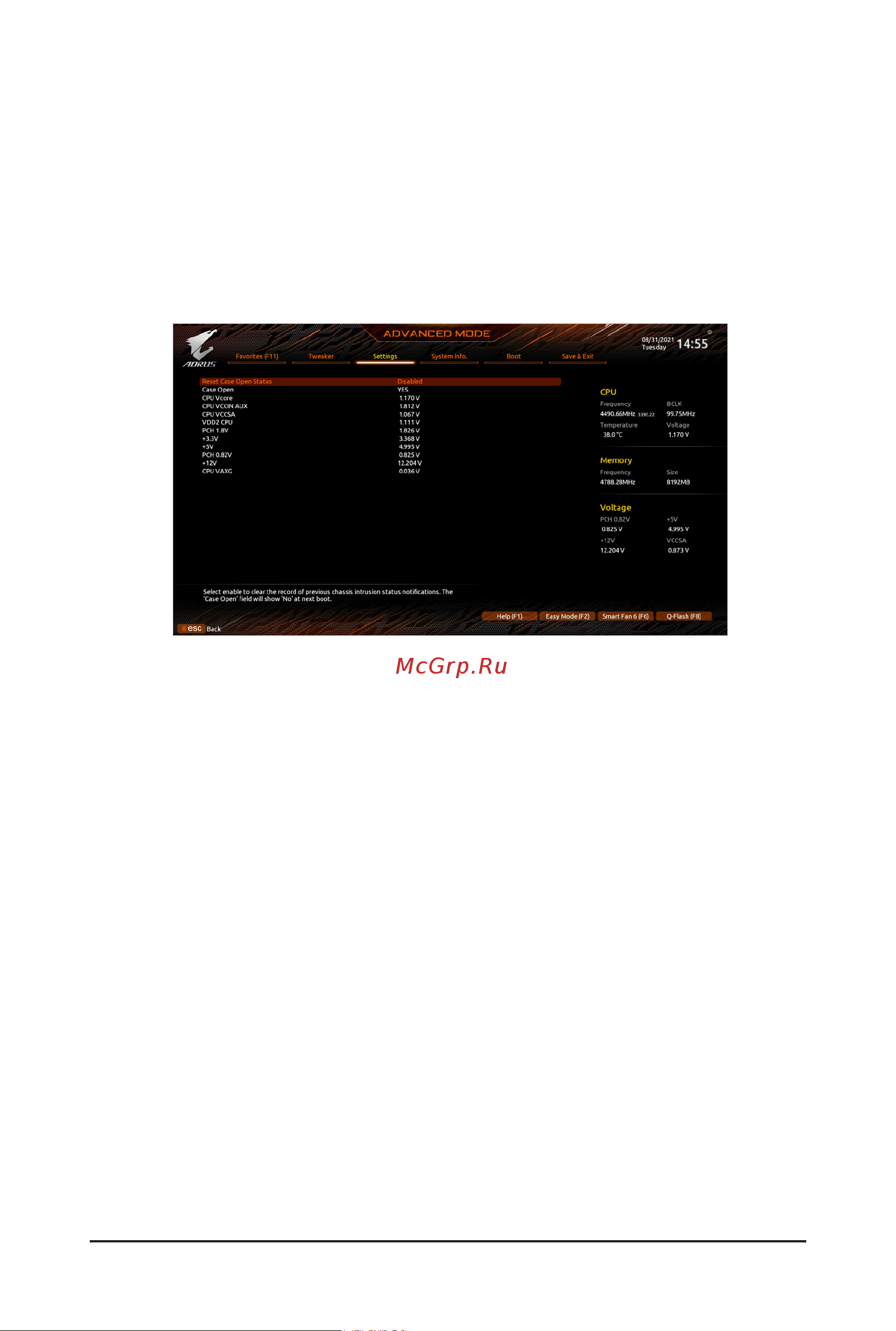 Gigabyte Z690 AORUS XTREME [23/28] Cpu vcore cpu vccin aux cpu vccsa cdd2 cpu pch1 v 3 v 5v pch