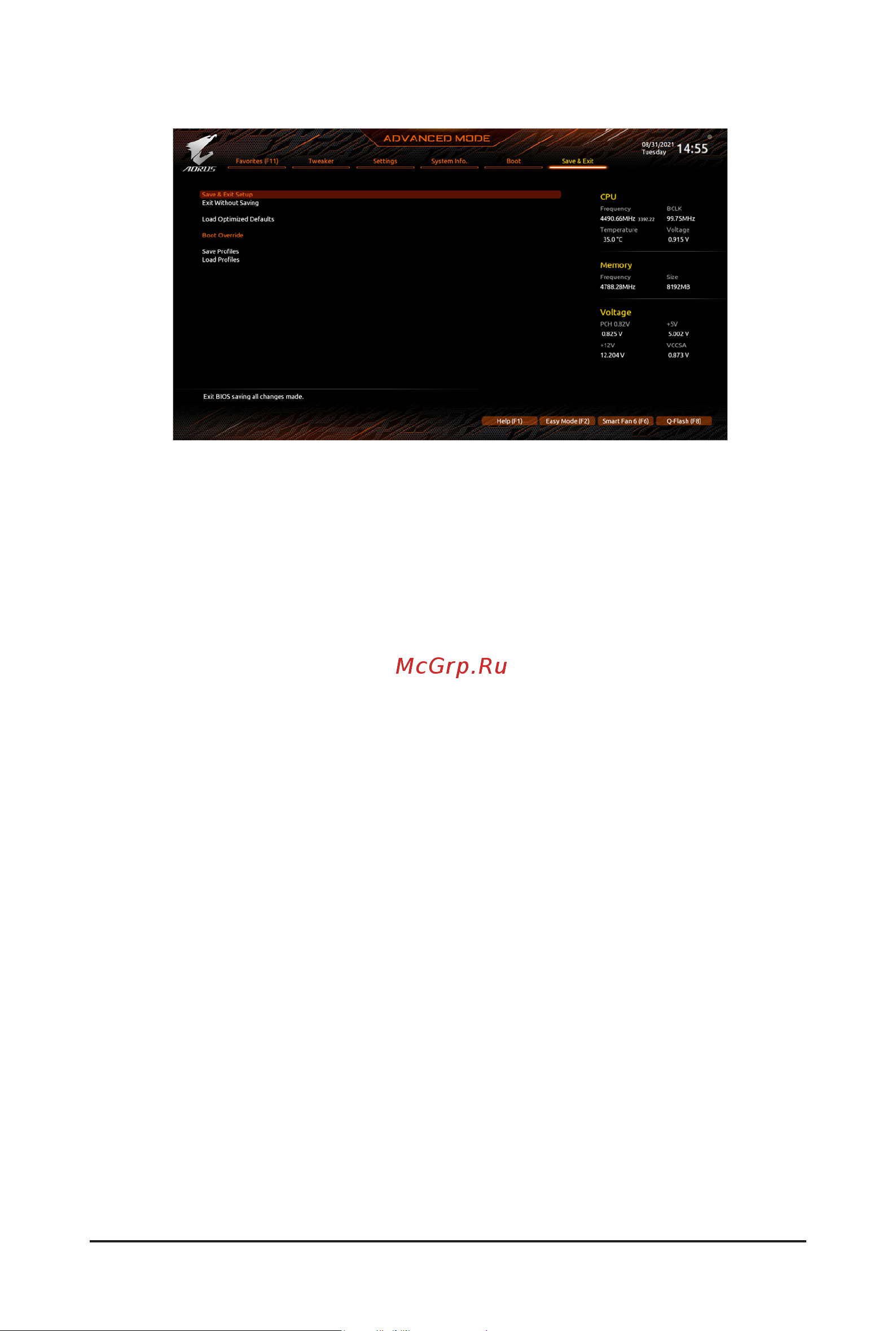 Gigabyte B660M GAMING X DDR4 [28/28] Save profiles