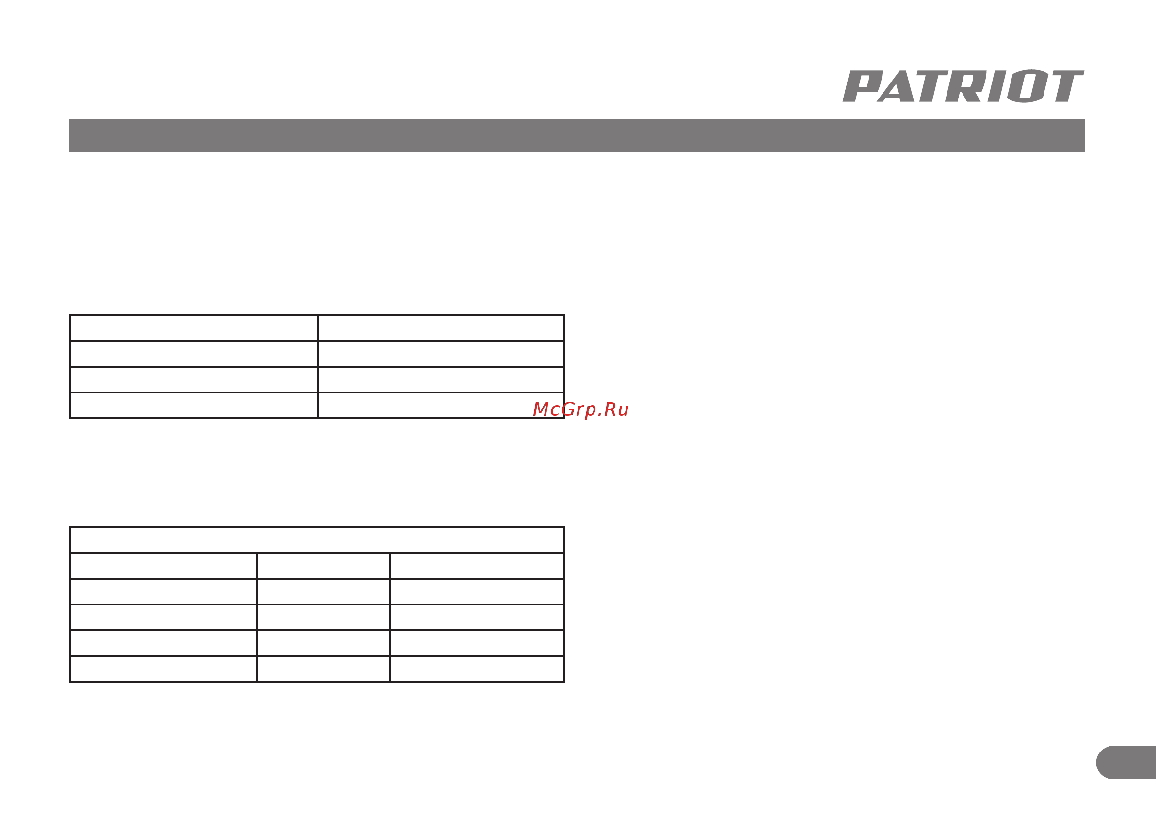Patriot WMA 155 M [16/32] Настройка аппарата