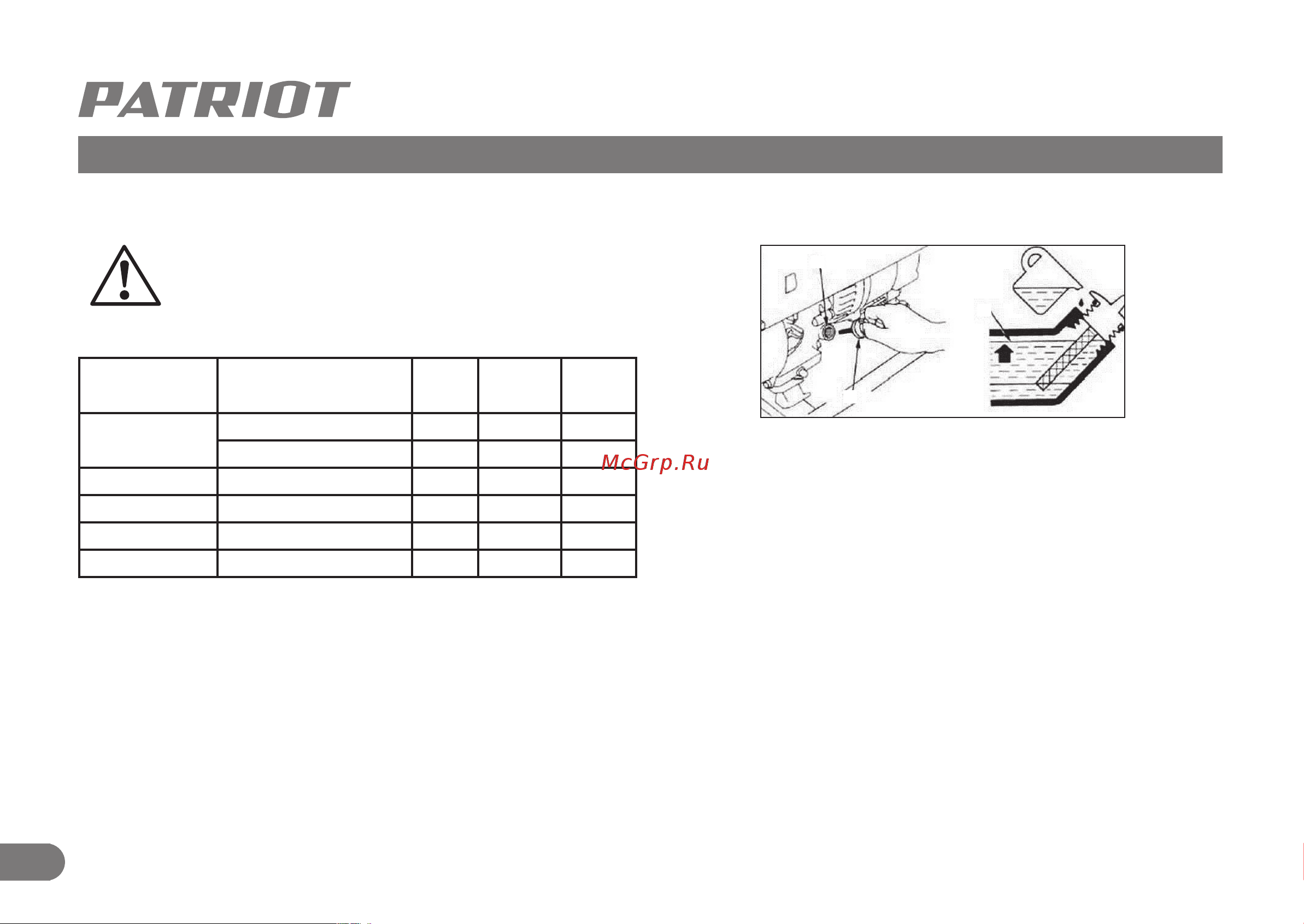 Patriot GRS 1500 [13/17] Техническое обслуживание