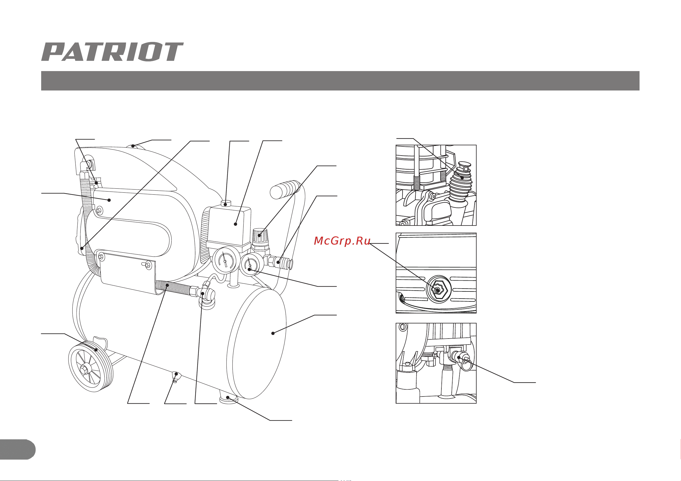 Patriot LRM 50-356 CV [8/36] Устройство и принцип работы
