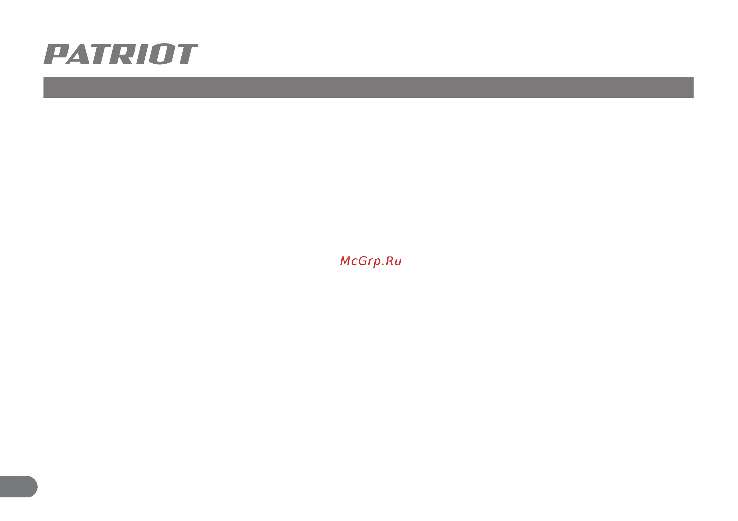 Patriot HVLP, 1.4A 830901017 [5/13] Меры предосторожности