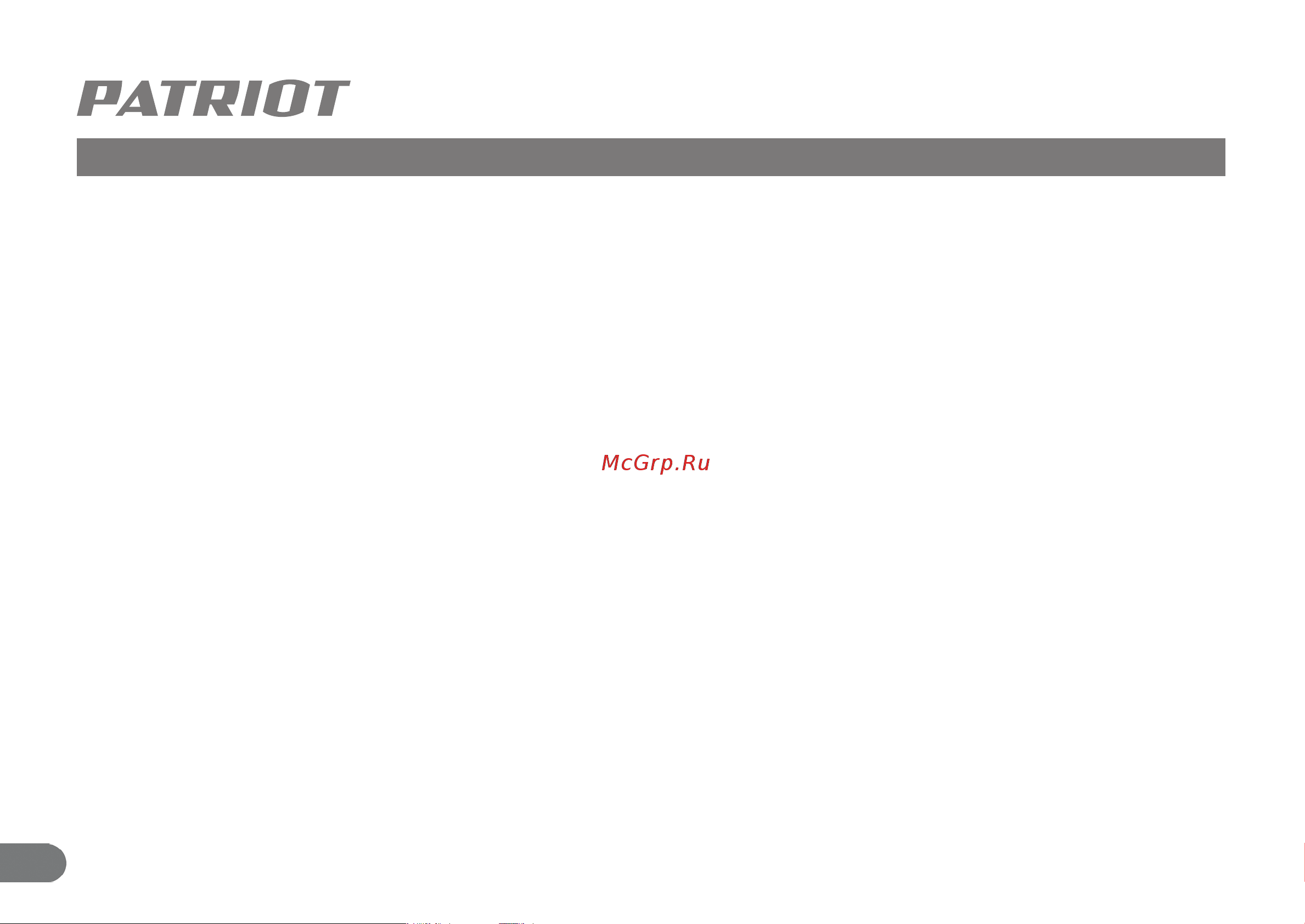 Patriot ASG 200 830902051 [7/13] Подключение и работа