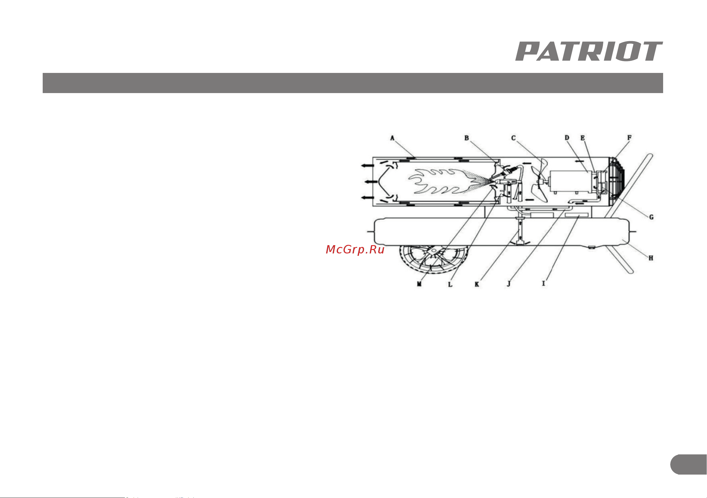 Patriot DTC 115 [12/21] Описание основных элементов