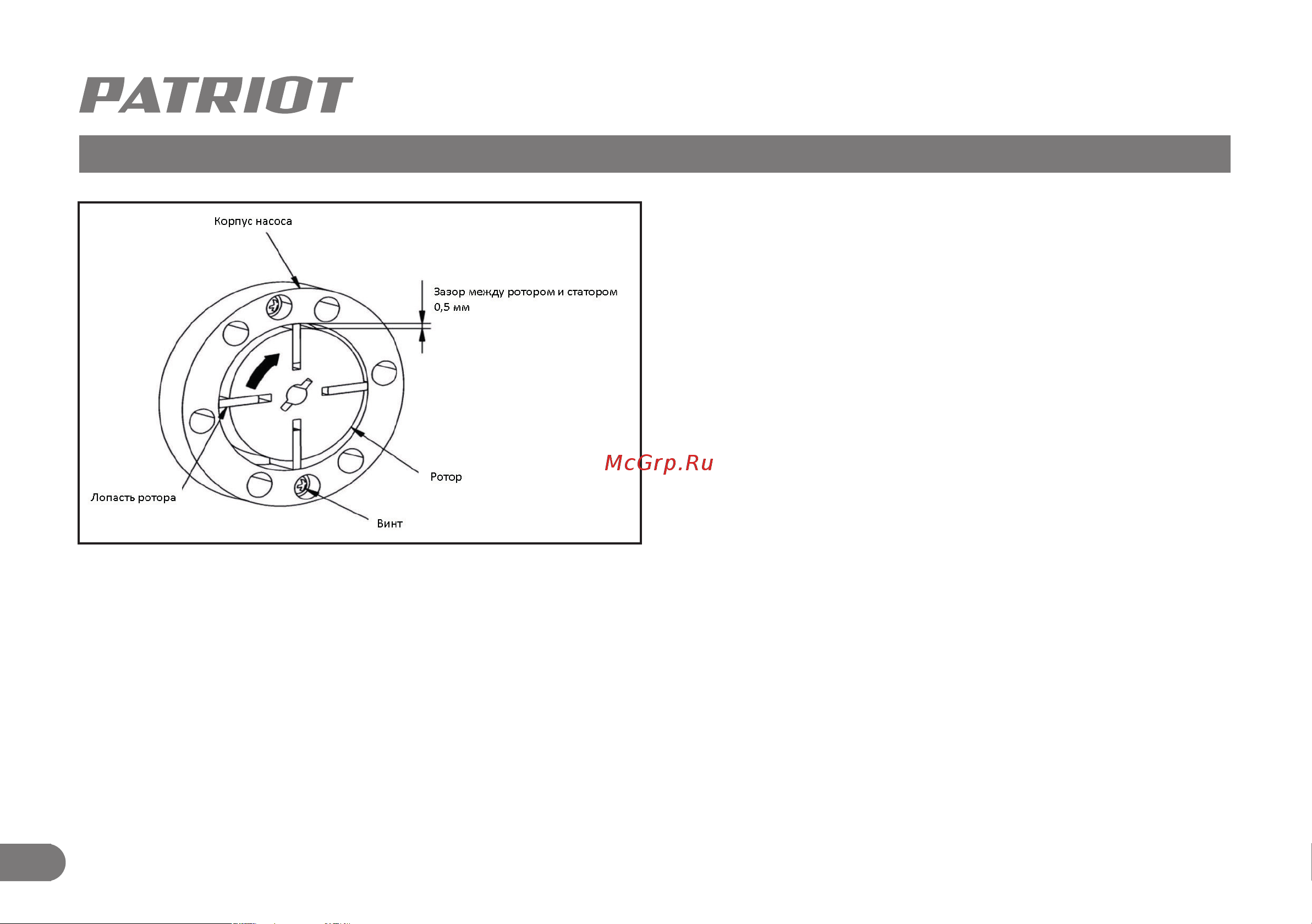 Patriot DTC 115 [17/21] Техническое обслуживание