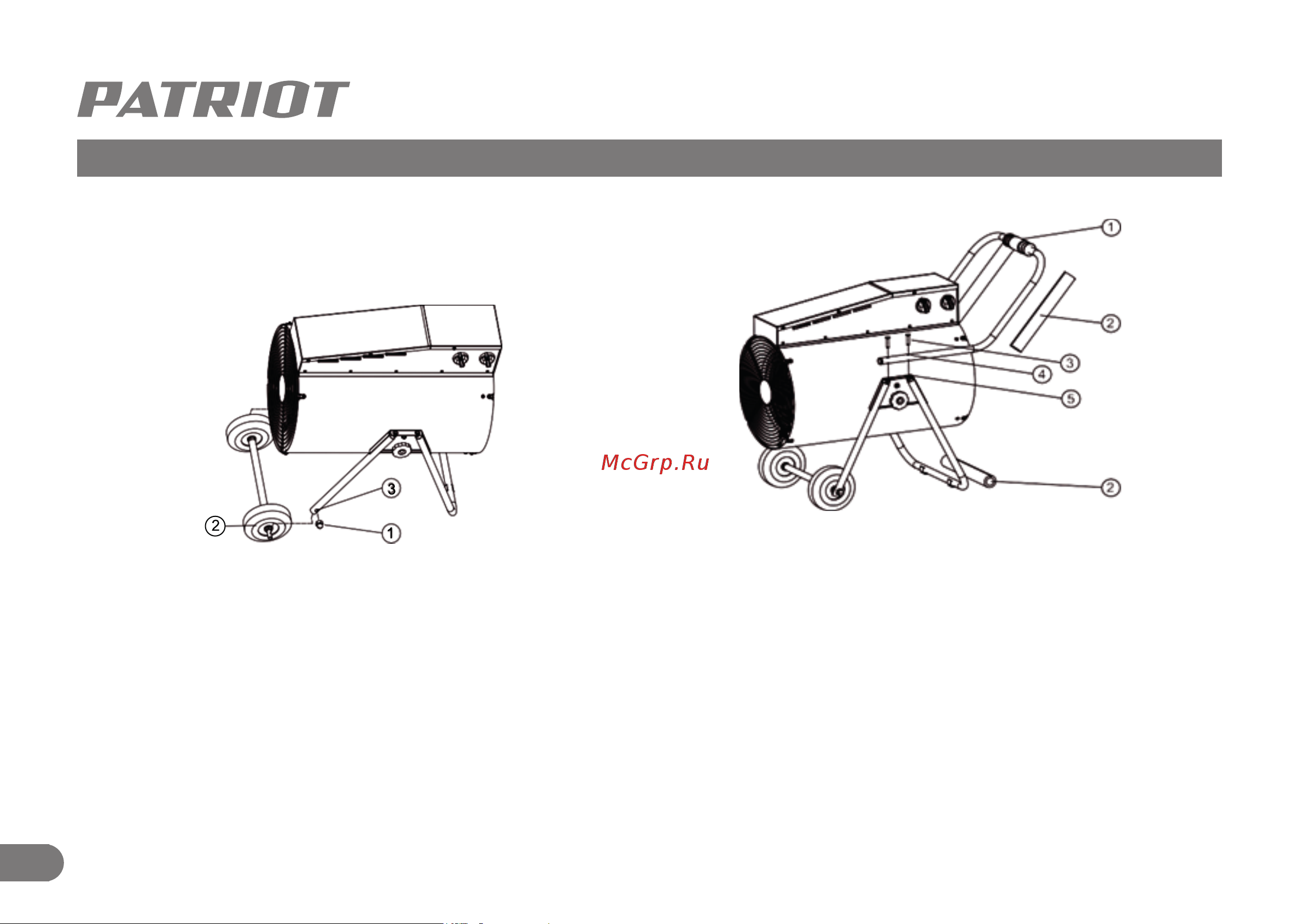 Patriot PTR 24 [11/21] Подготовка к работе