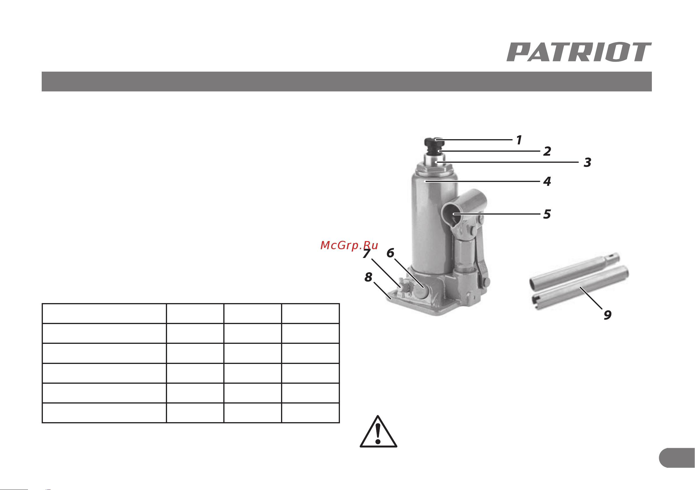 Patriot DB 5000 5 T [4/9] Внешний вид инструмента рис 1