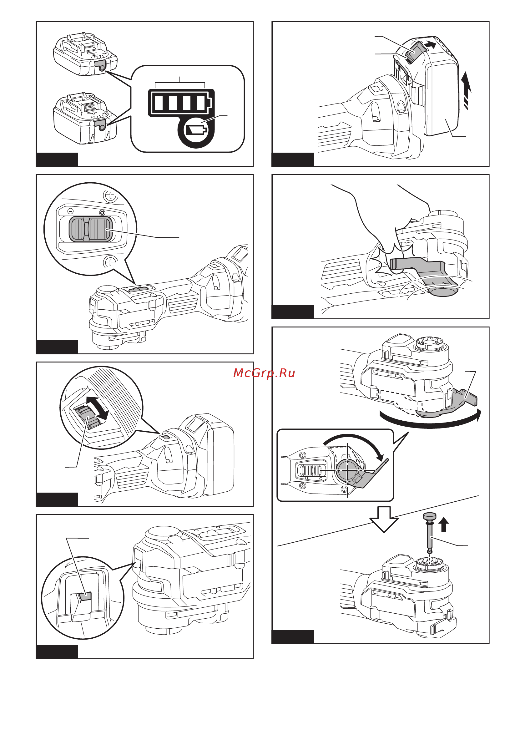 Makita LXT 18В, 10000-20000 об/мин DTM52RTJX1 Инструкция онлайн [2/68] 822109