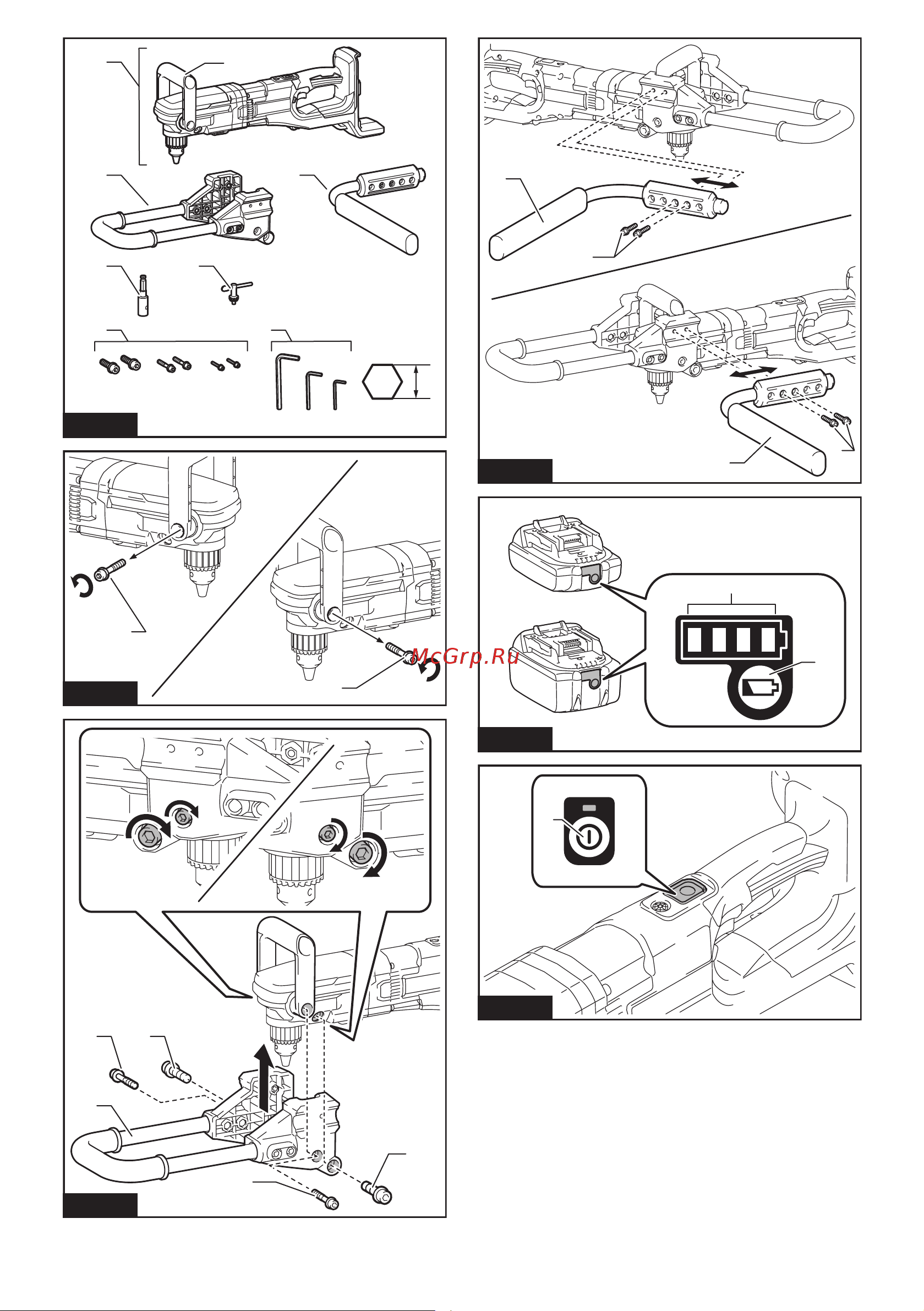 Makita LXT BL 2х18 В DDG460ZX7 Инструкция онлайн [2/80] 865688