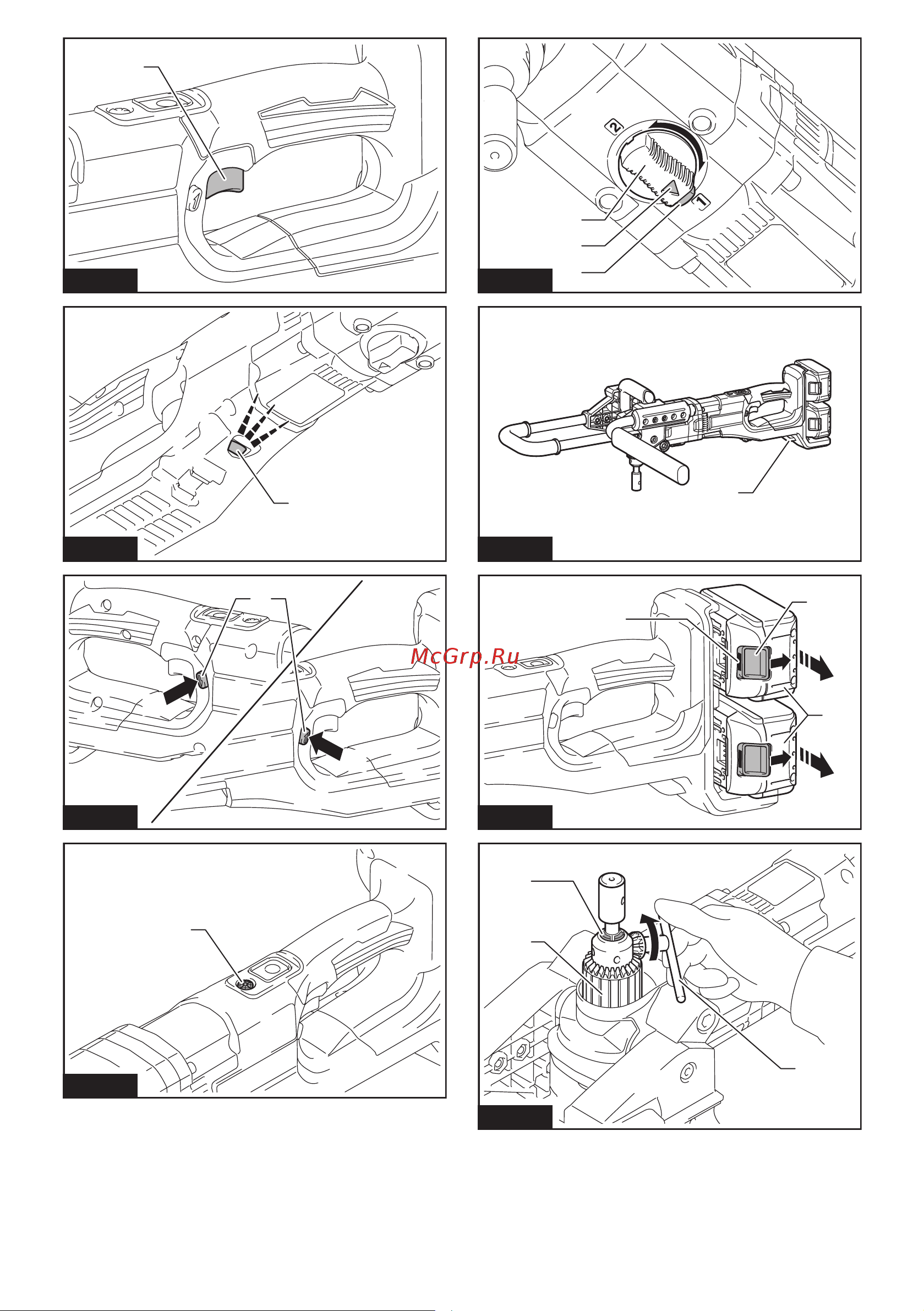 Makita LXT BL 2х18 В DDG460ZX7 Инструкция онлайн [3/80] 865688