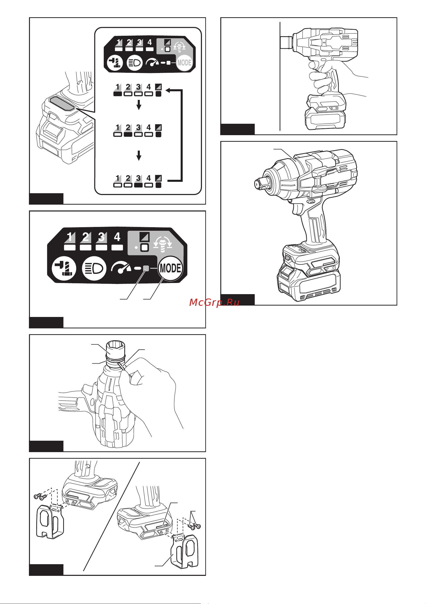 Makita XGT BL TW001GM201 Инструкция онлайн [3/76] 867823