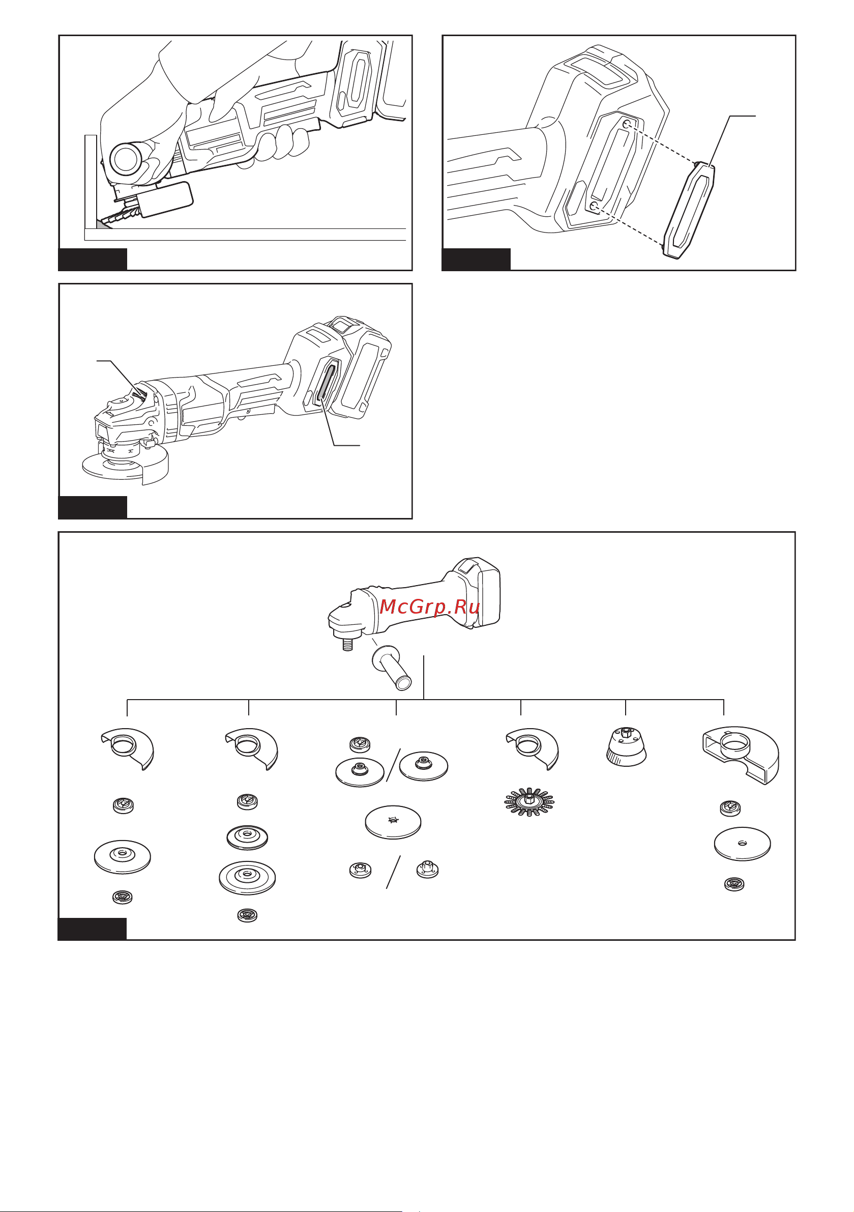 Makita XGT GA013GZ Инструкция онлайн [6/108] 861697