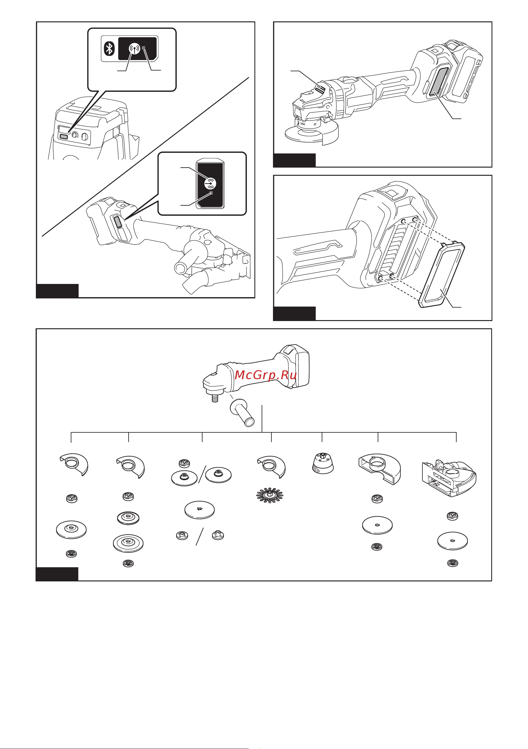 Makita XGT GA023GZ Инструкция онлайн [8/148] 853625