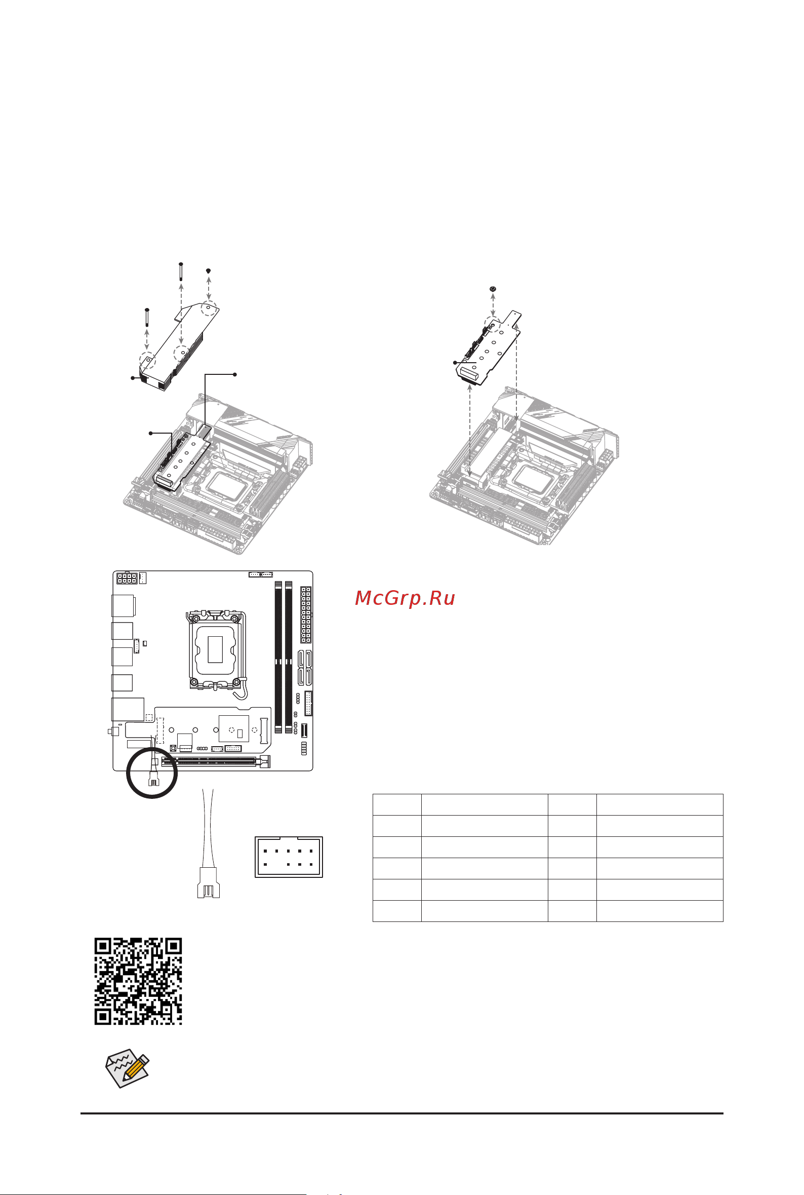 Gigabyte Z690I AORUS ULTRA DDR4 [29/40] Step 2 use a screwdriver to remove the screw from gc z690i btb plug lift the gc z690i btb plug upwards and remove it