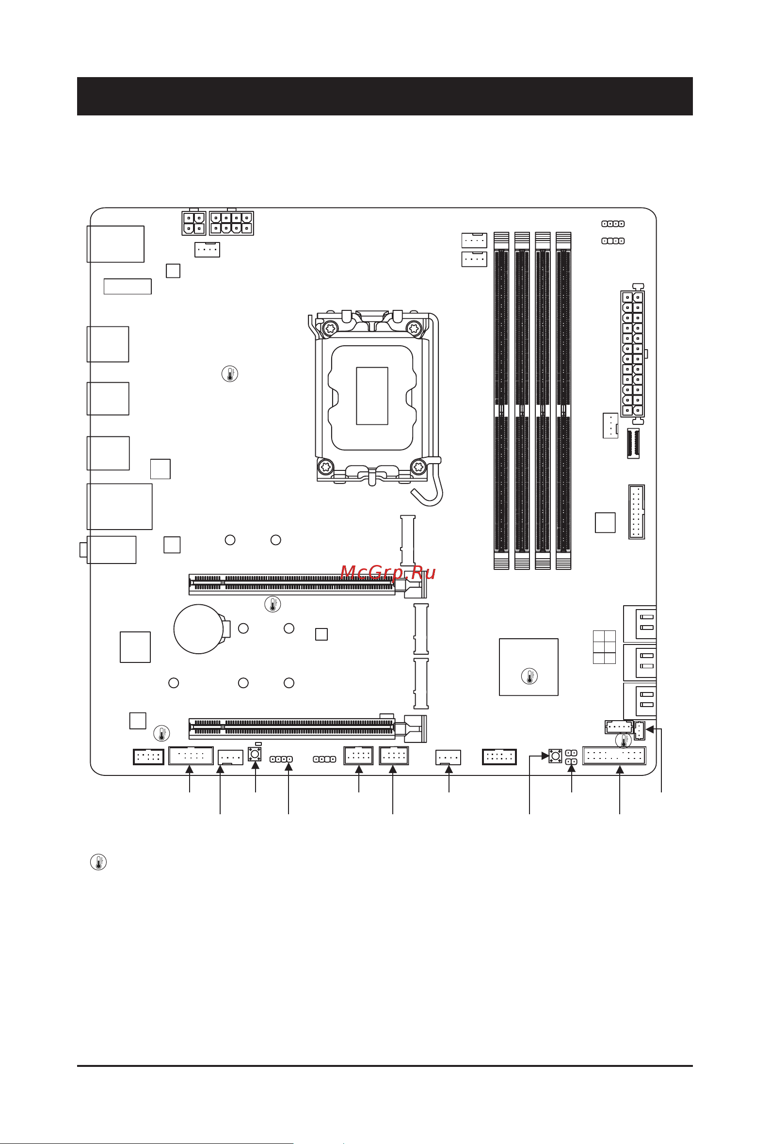 Gigabyte Z690M AORUS ELITE DDR4 [4/41] 1 motherboard layout