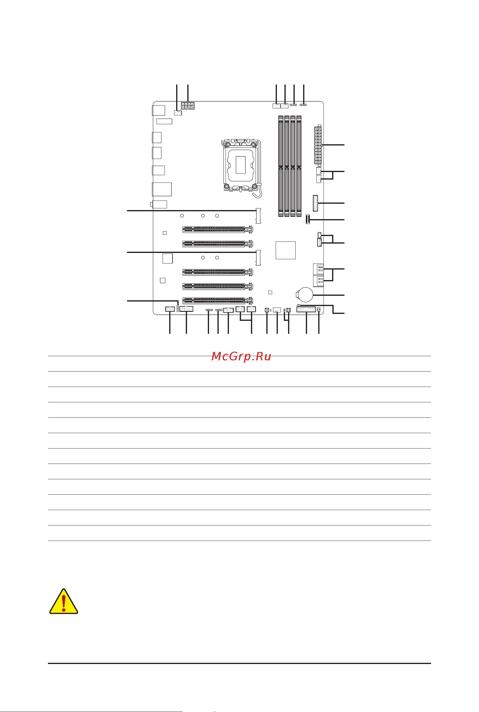 Gigabyte B660 DS3H DDR4 [20/42] 7 internal connectors