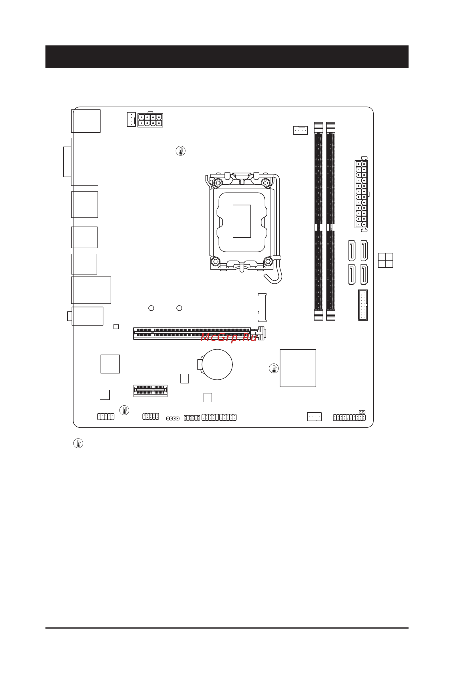 Gigabyte H610M H DDR4 [4/30] 1 motherboard layout