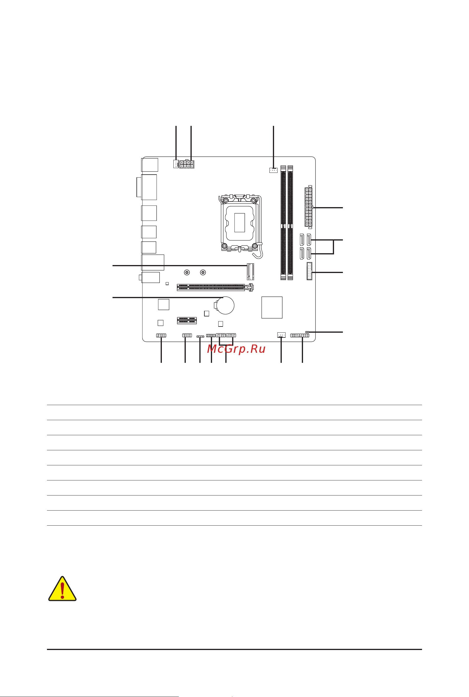 Gigabyte H610M H V2 DDR4 [17/30] 7 internal connectors