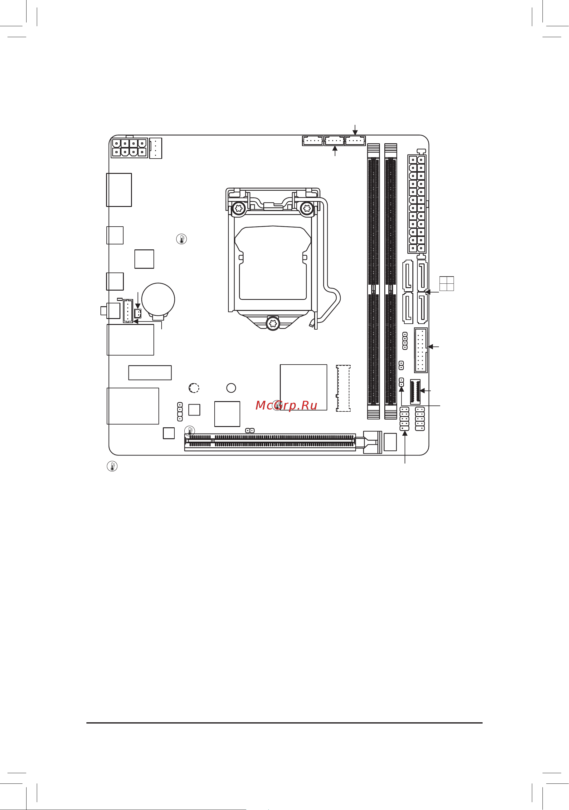 Gigabyte Z590I VISION D [4/48] Z590i vision d motherboard layout
