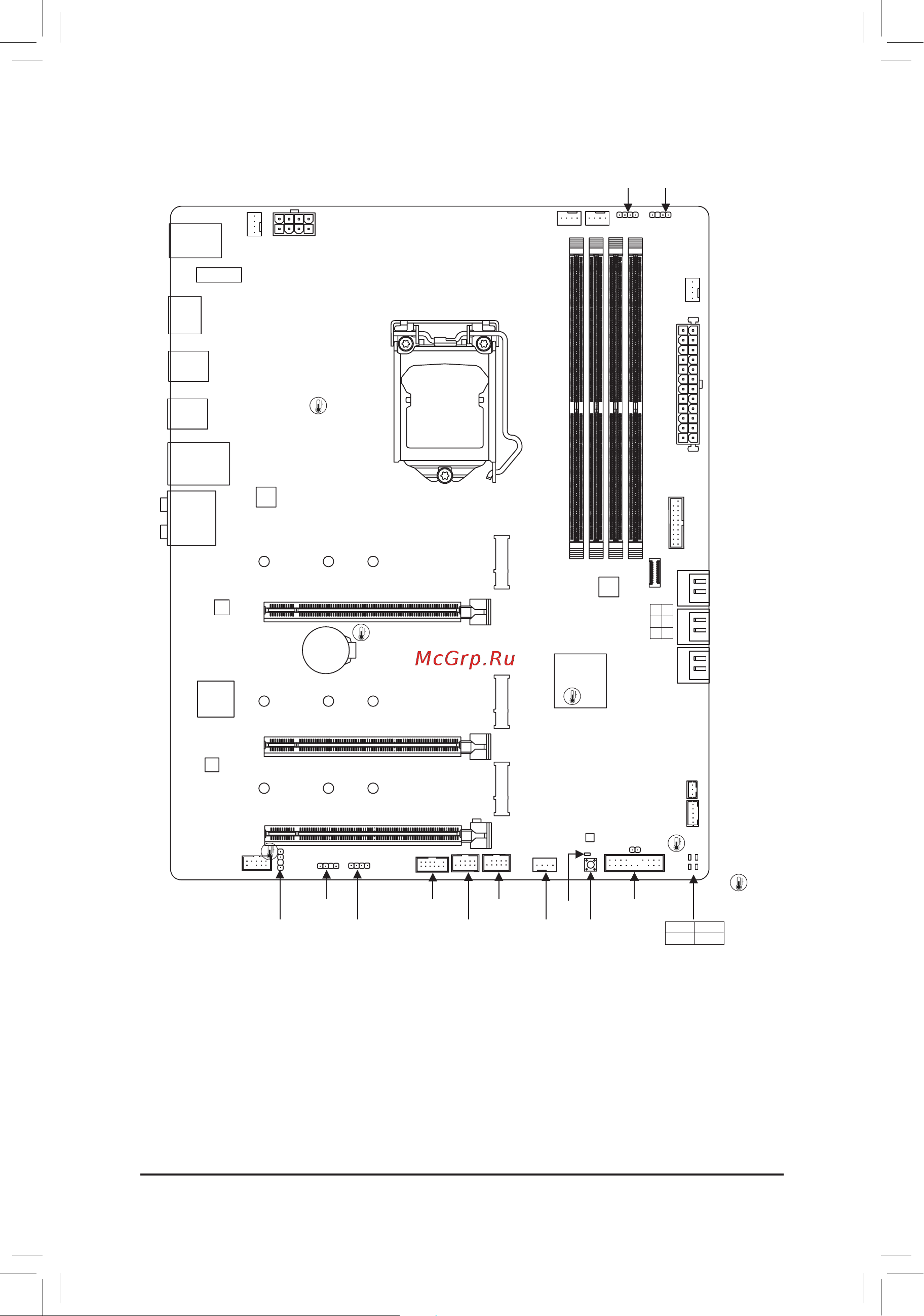Gigabyte B560 AORUS PRO AX [4/52] B560 aorus pro ax motherboard layout