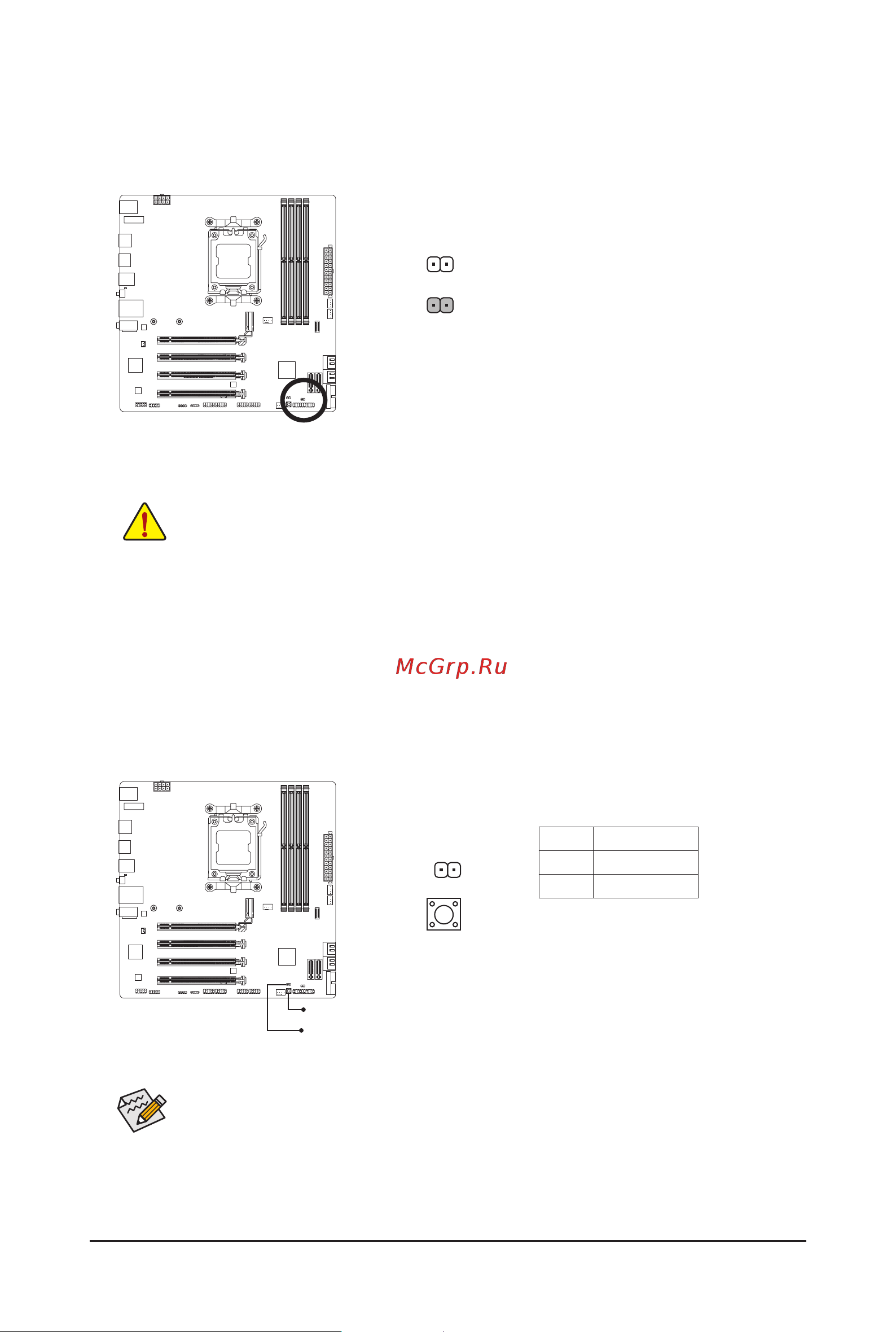 Gigabyte B650M C [25/35] Clr_cmos clear cmos jumper