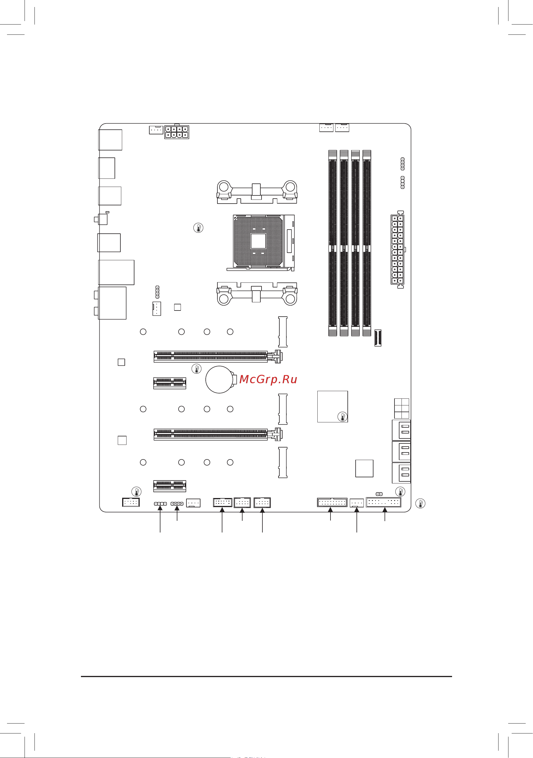Gigabyte X570S UD [4/44] X570s ud motherboard layout