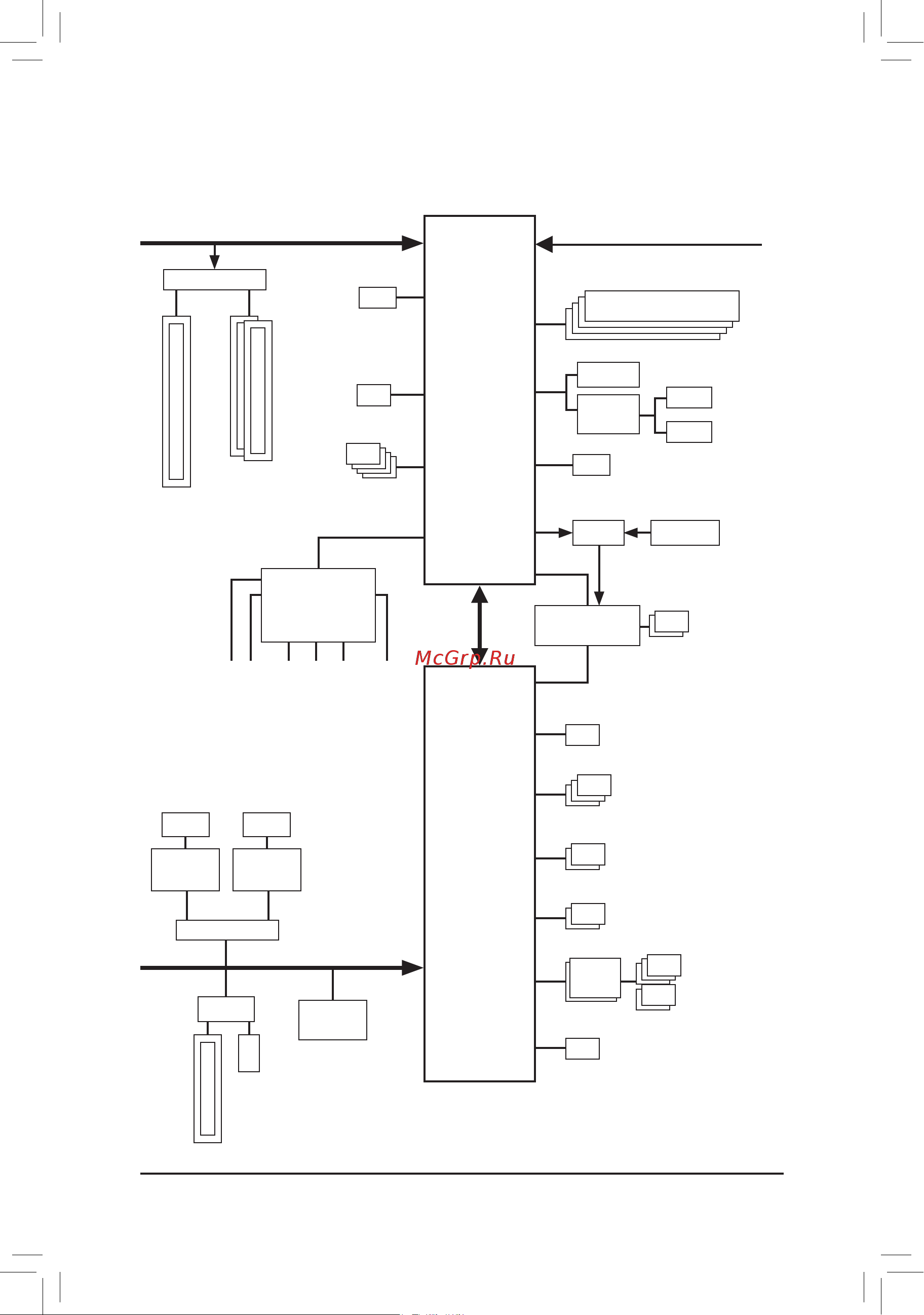 Gigabyte B550 VISION D [5/52] B550 vision d motherboard block diagram