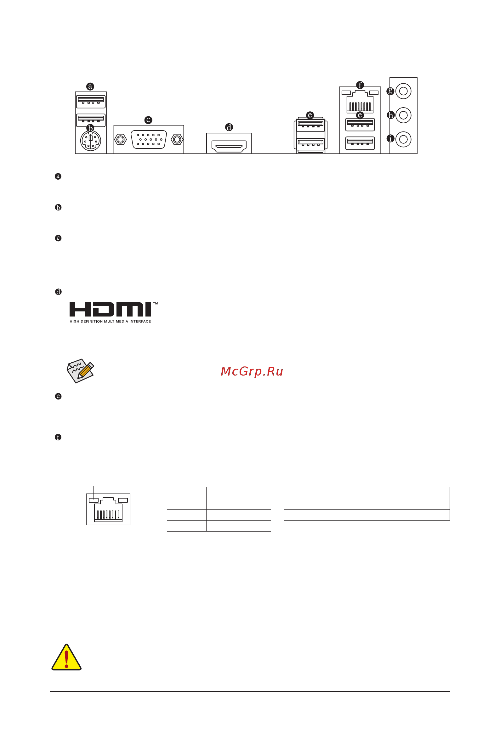 Gigabyte A520M K V2 [13/30] 6 back panel connectors