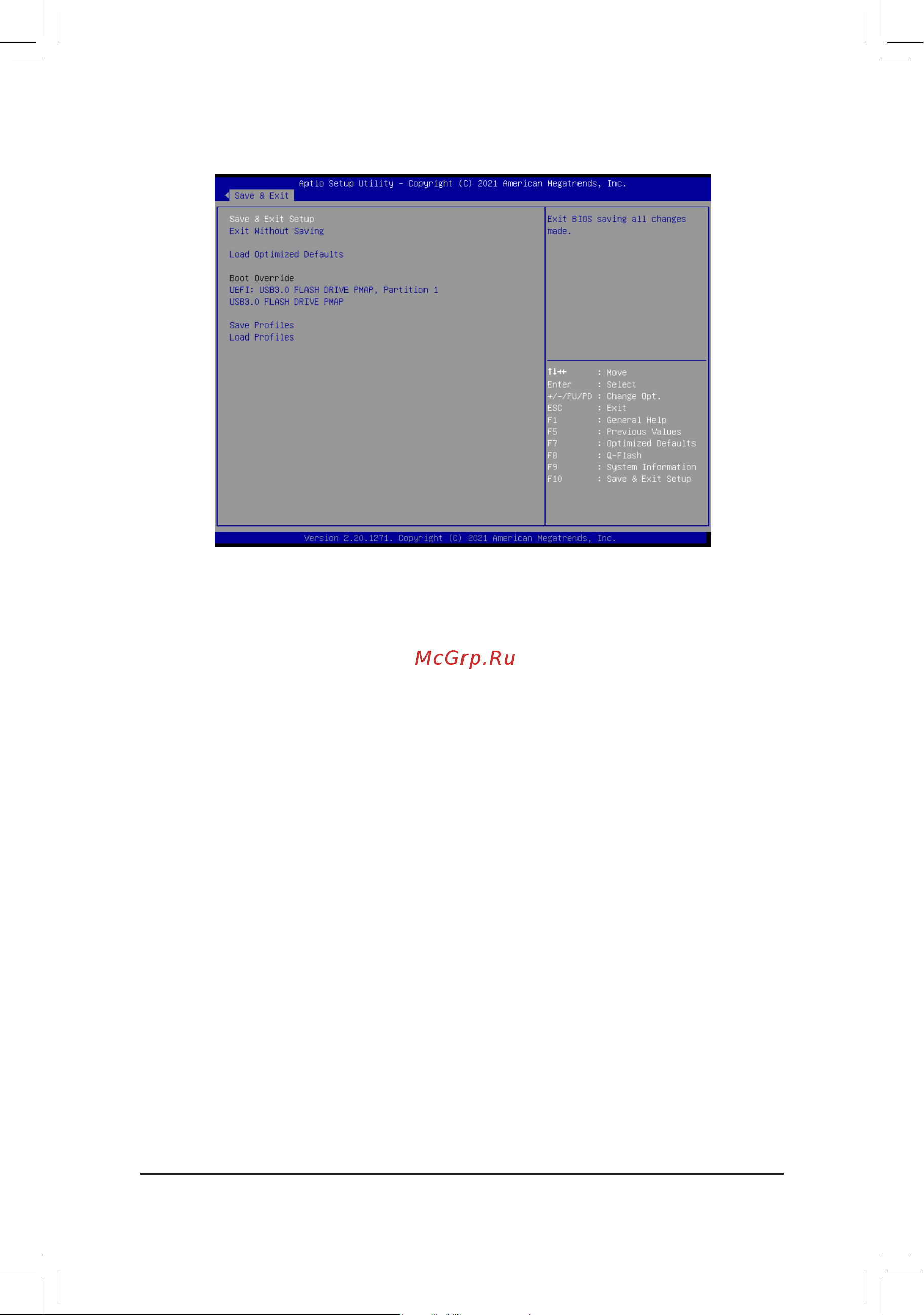 Gigabyte GA-A520I-DASH [33/38] Boot override