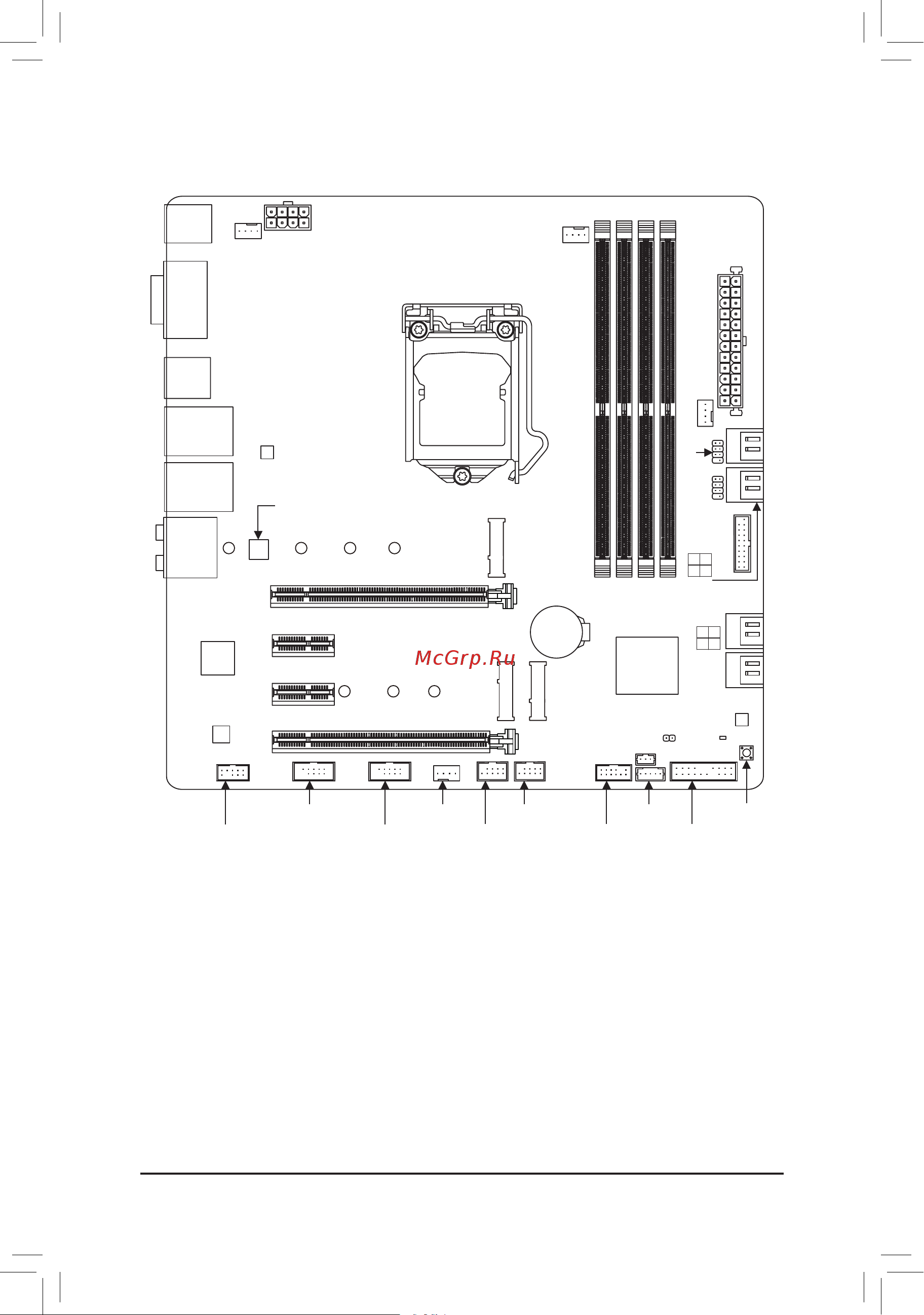 Gigabyte W480M VISION W [4/52] W480m vision w motherboard layout