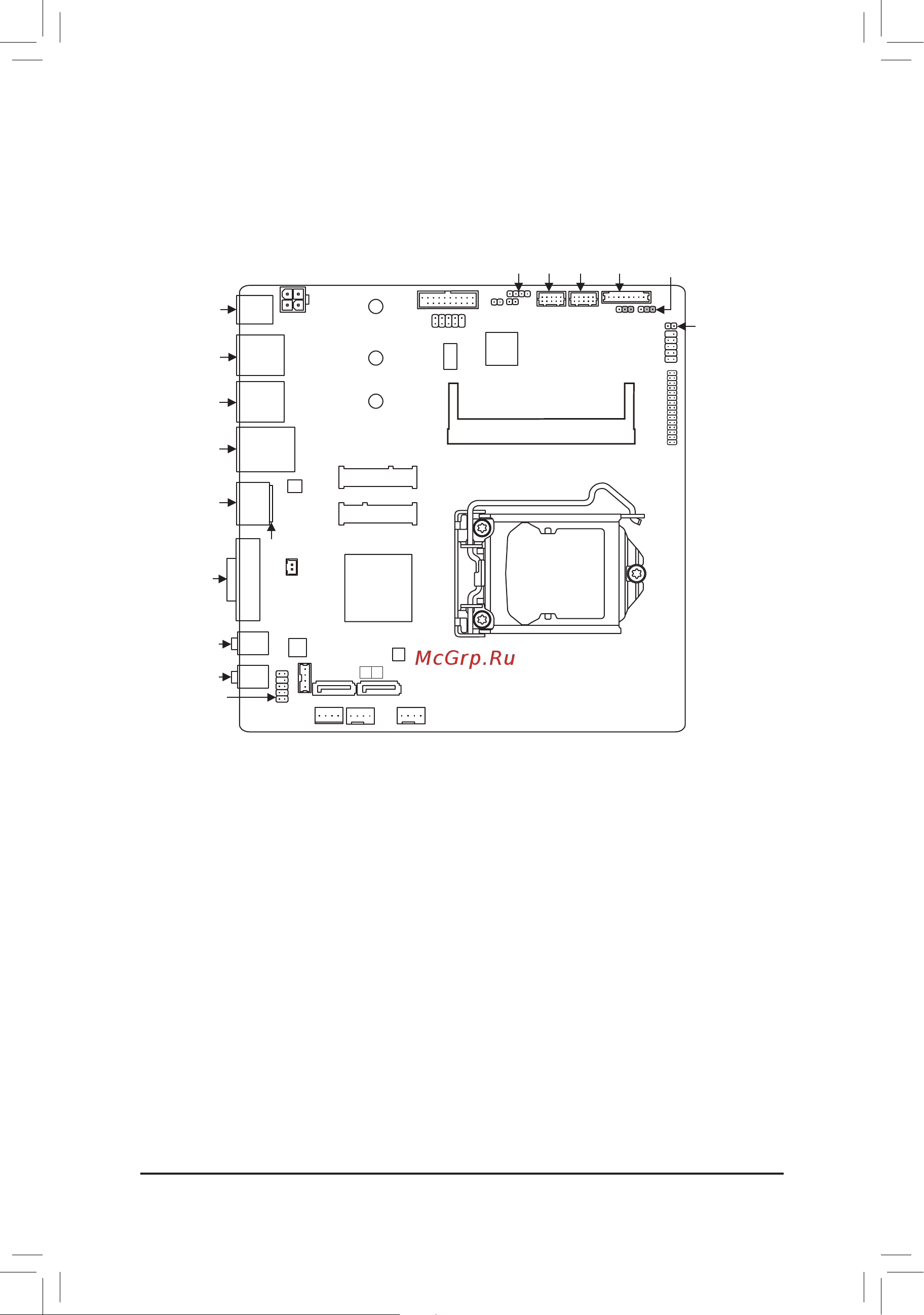 Gigabyte GA-H310TN [4/41] Ga h310tn motherboard layout