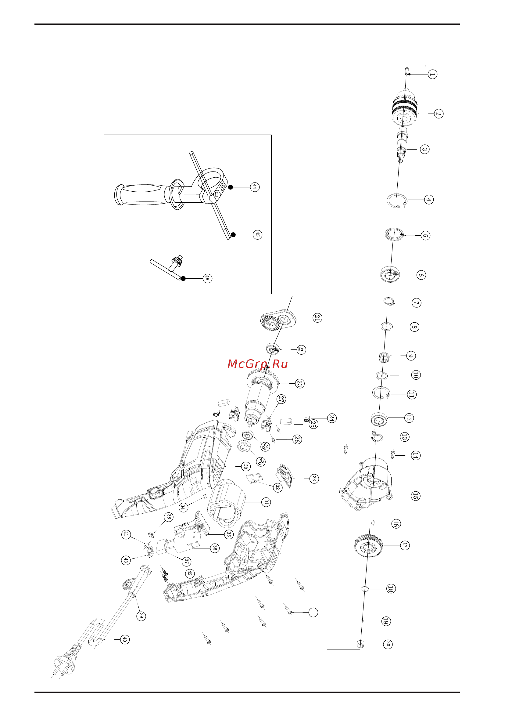 Bort BSM-900N [22/36] Exploded view