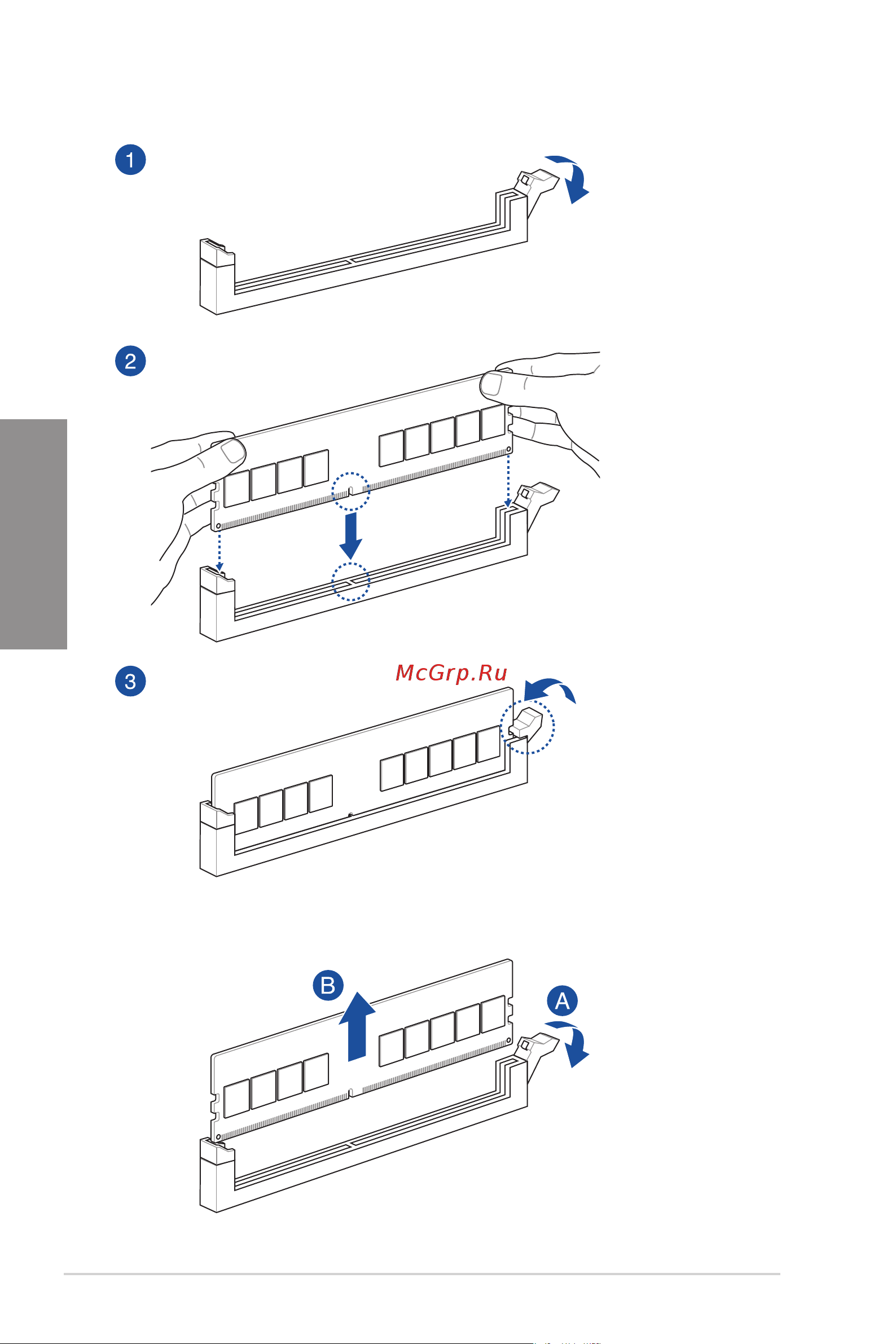 Asus PRIME Z790-P WIFI D4 [36/66] Dimm installation