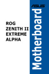 Asus ROG Zenith II Extreme Alpha Инструкция по эксплуатации