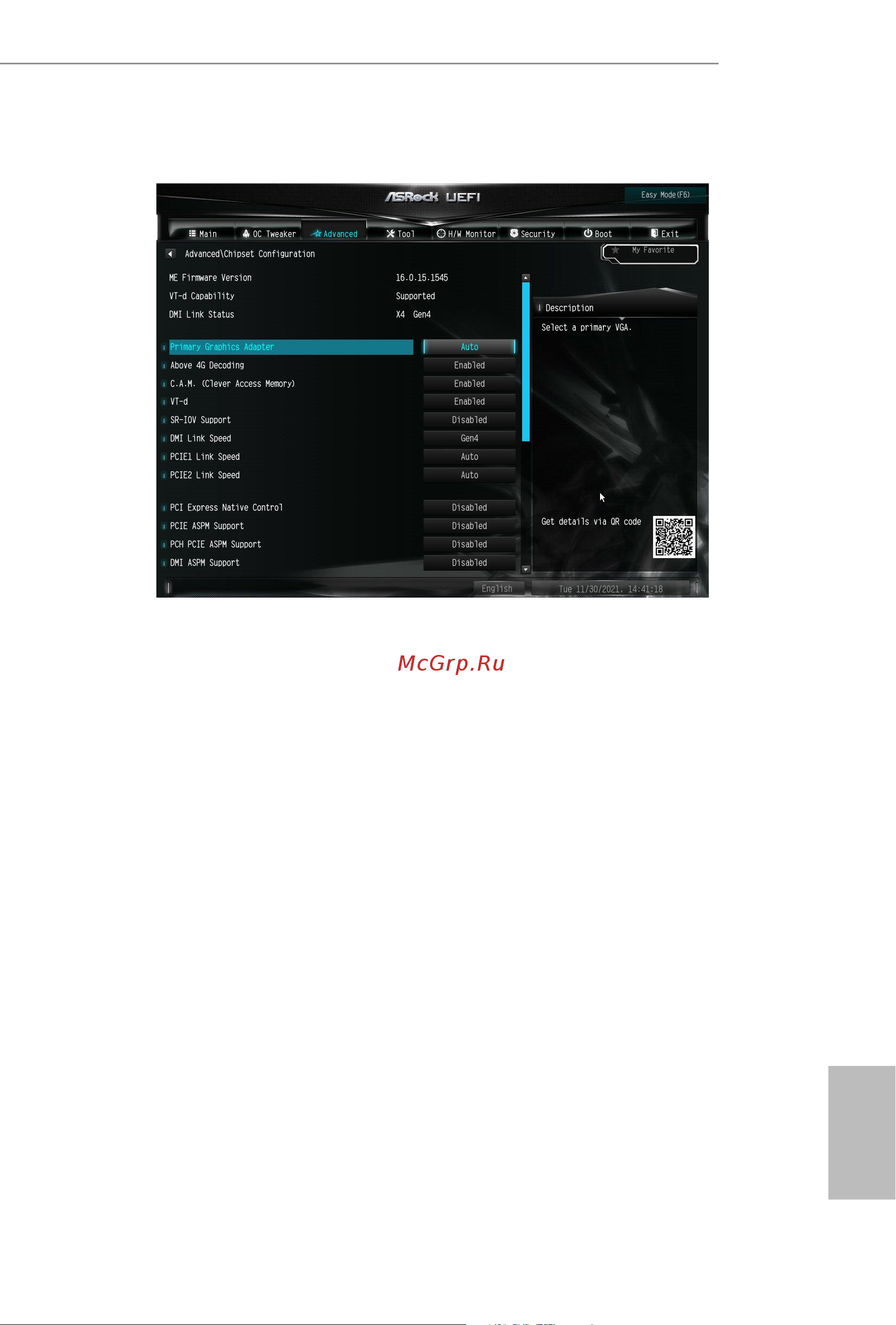 ASRock H610M-HVS [63/80] Chipset configuration