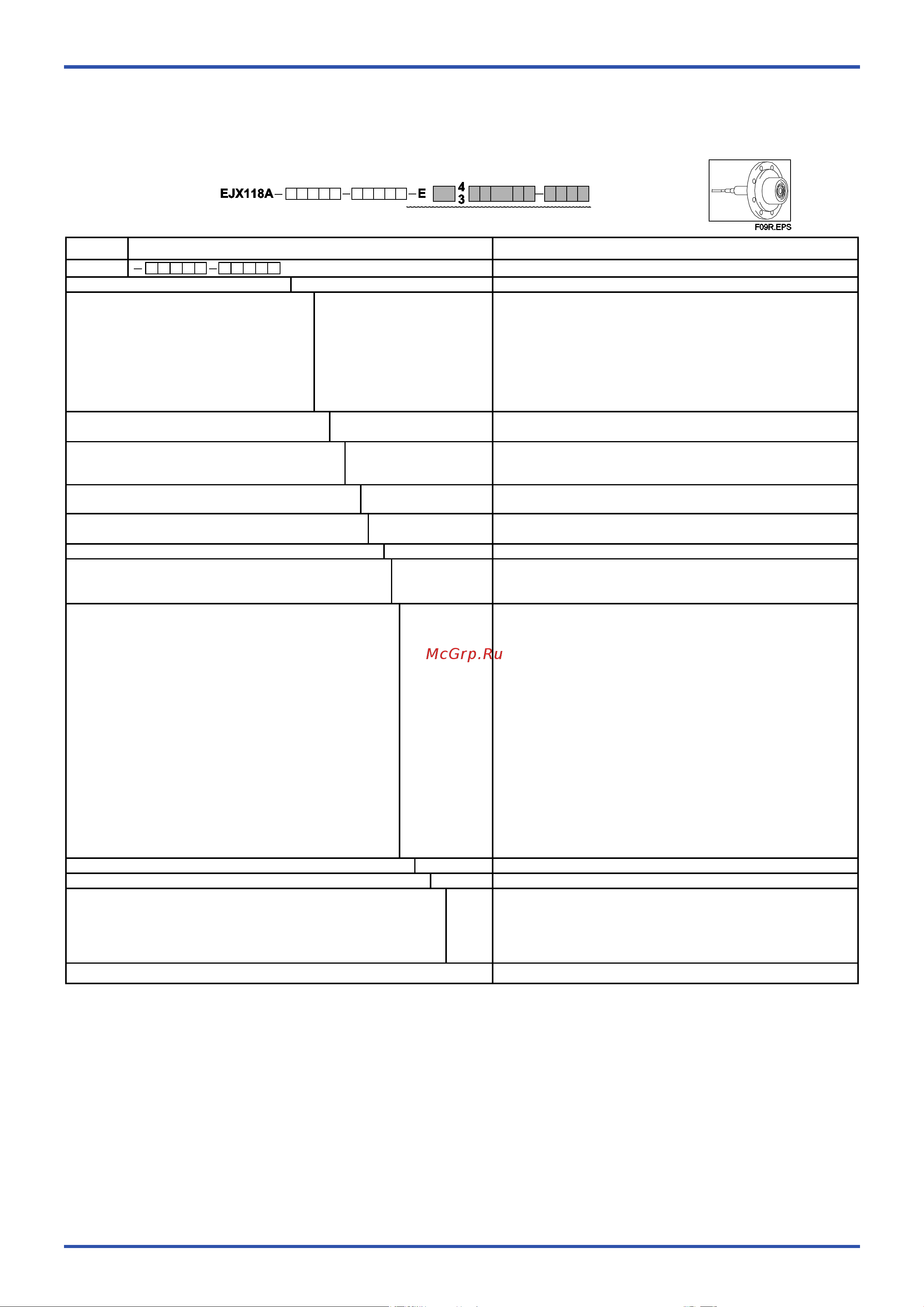 Yokogawa EJX118A [12/24] Размер рабочего фланца 4 дюйма 100 мм 3 дюйма 80 мм