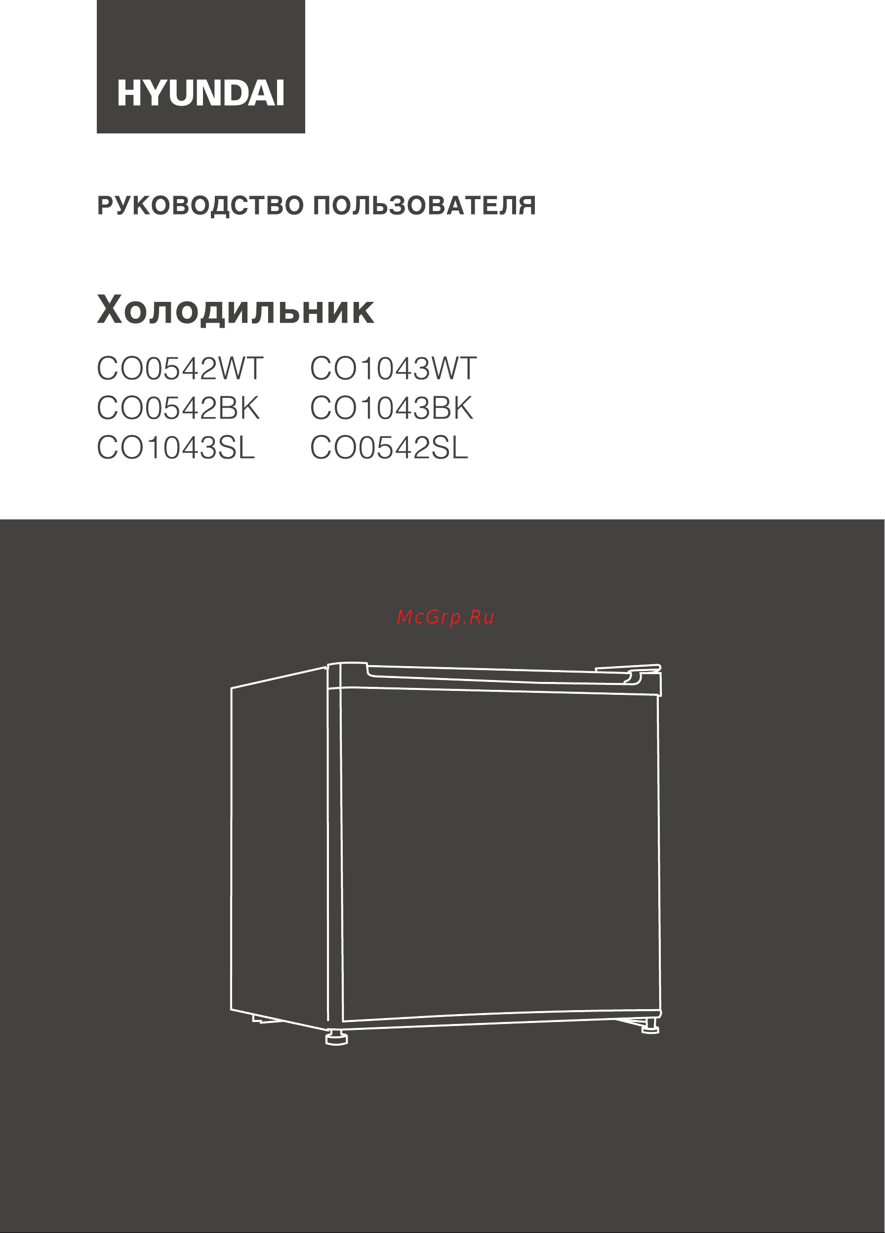 Hyundai CO1043WT Инструкция по эксплуатации онлайн