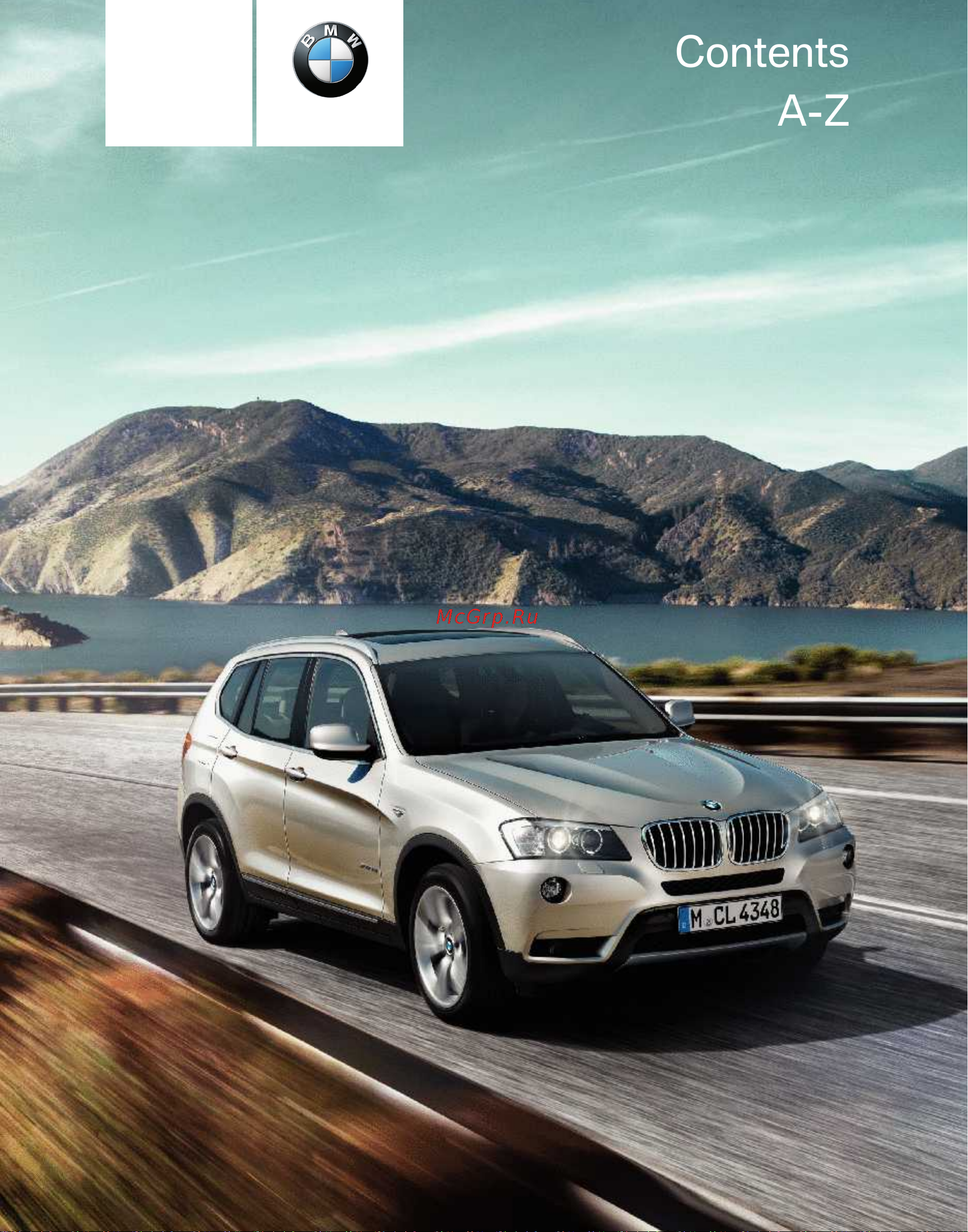 BMW X3 F25 с системой iDrive Руководство пользователя онлайн