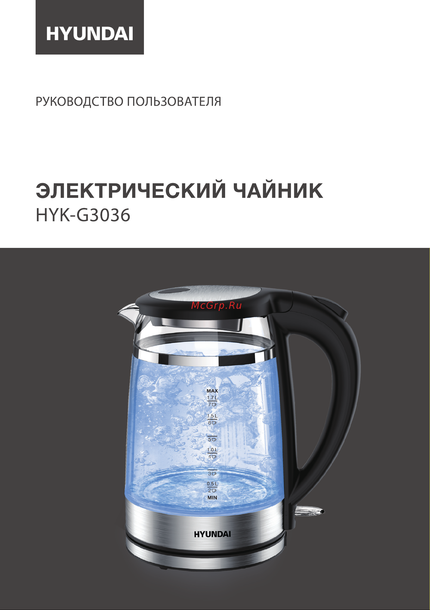 Hyundai HYK-G3036 Инструкция по эксплуатации онлайн