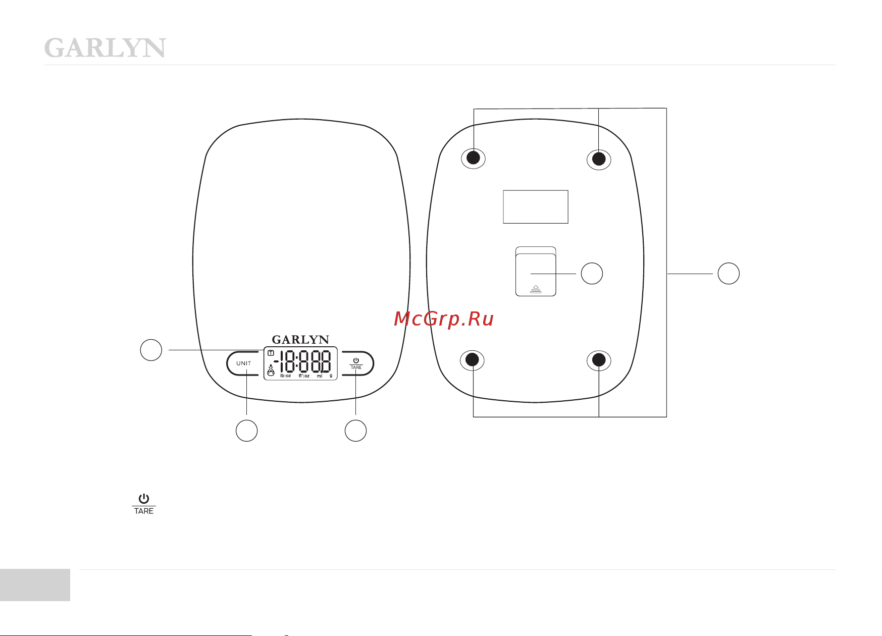 Garlyn W-01 КА-00000555 [8/20] Устройство прибора