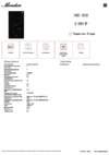 Monsher MHI 3001 Технические характеристики
