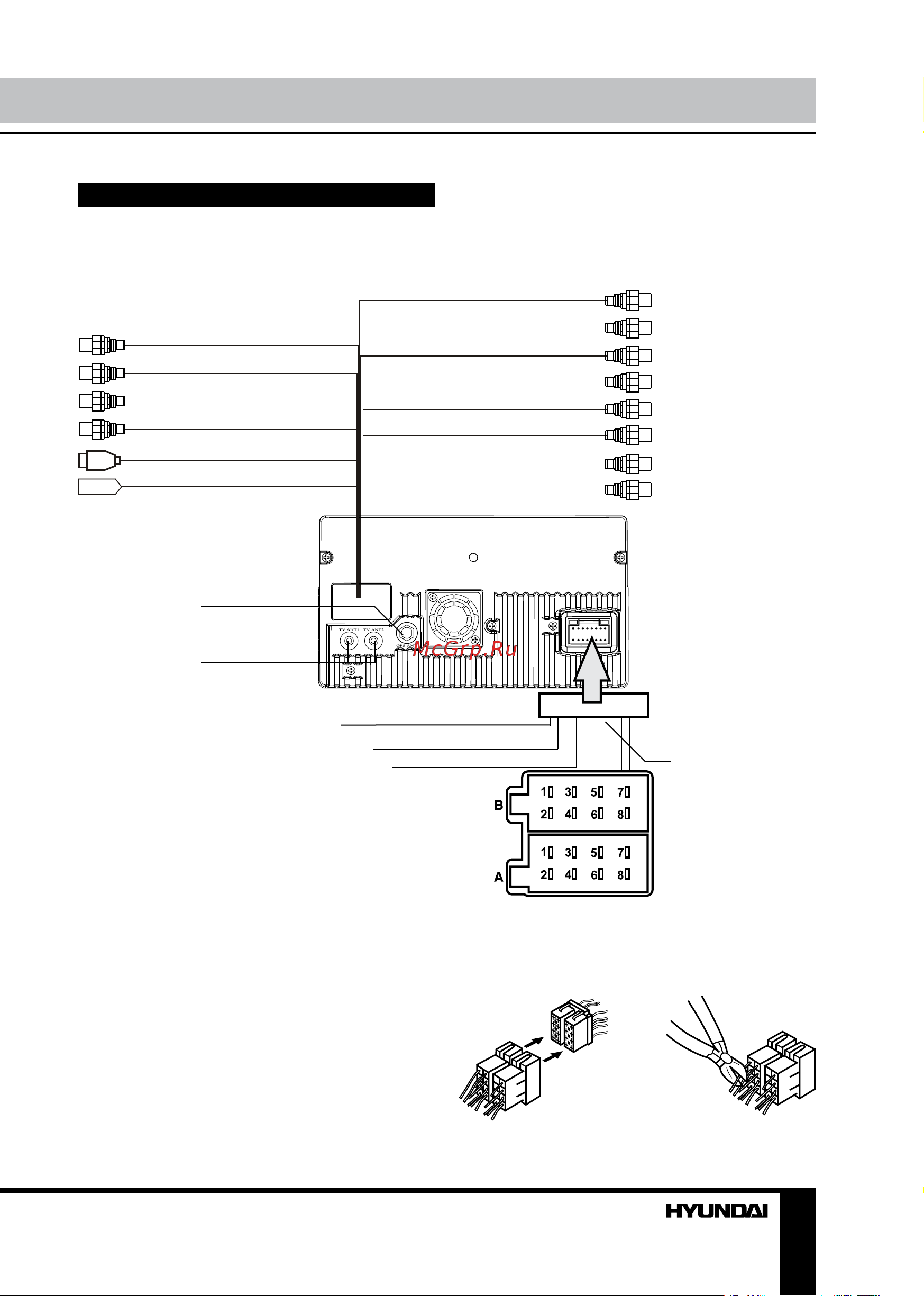 HYUNDAI ELECTRONICS H-CMDN6100G [8/28] Установка подключение установка подключение